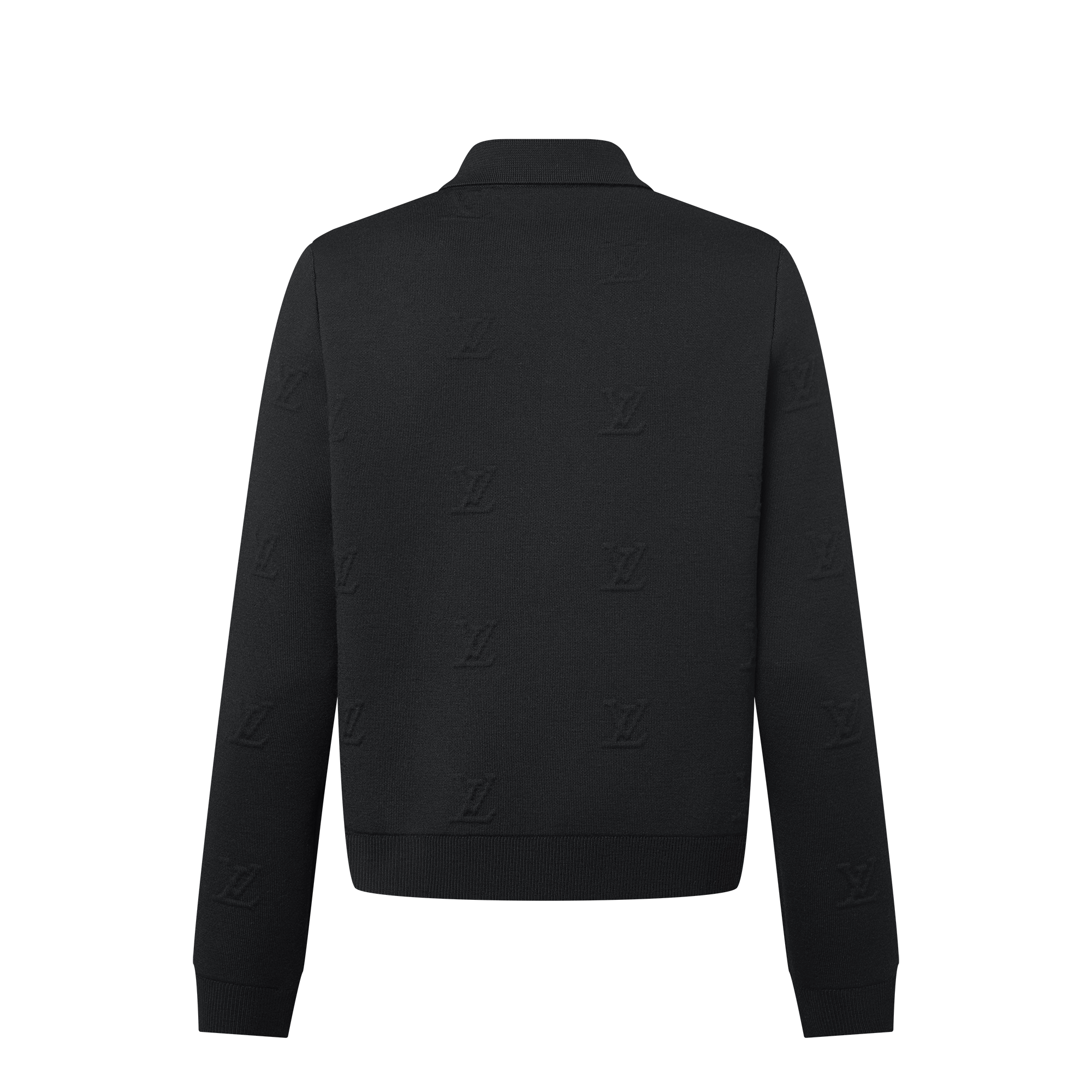 เสื้อแจ็คเก็ตบลูซงผ้าวูลประทับลาย LV Blason  in ผู้ชาย