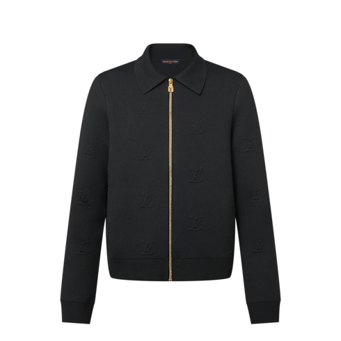 เสื้อแจ็คเก็ตบลูซงผ้าวูลประทับลาย LV Blason in ผู้ชาย's เสื้อผ้า เสื้อผ้าสำหรับผู้ชาย collections by Louis Vuitton (การย่อ/ขยายผลิตภัณฑ์)