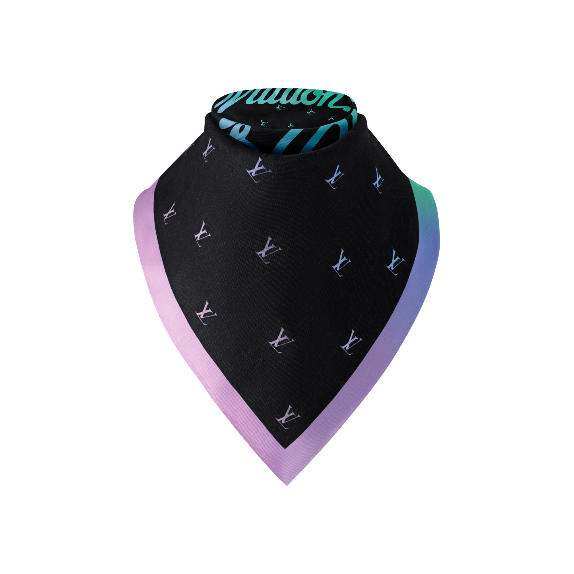 ผ้า Bandana รุ่น LV Blason Shading . in ผู้ชาย