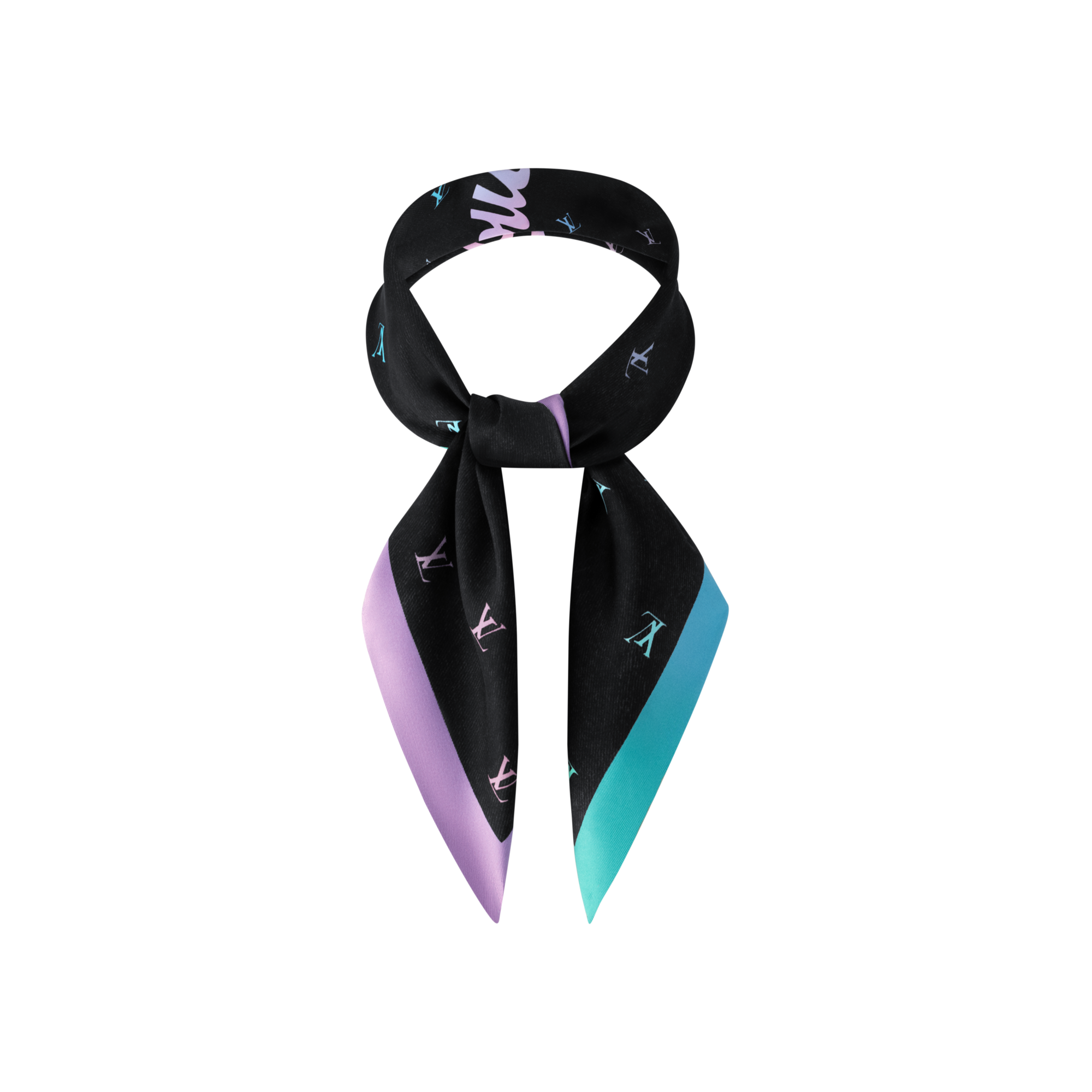 ผ้า Bandana รุ่น LV Blason Shading . in ผู้ชาย