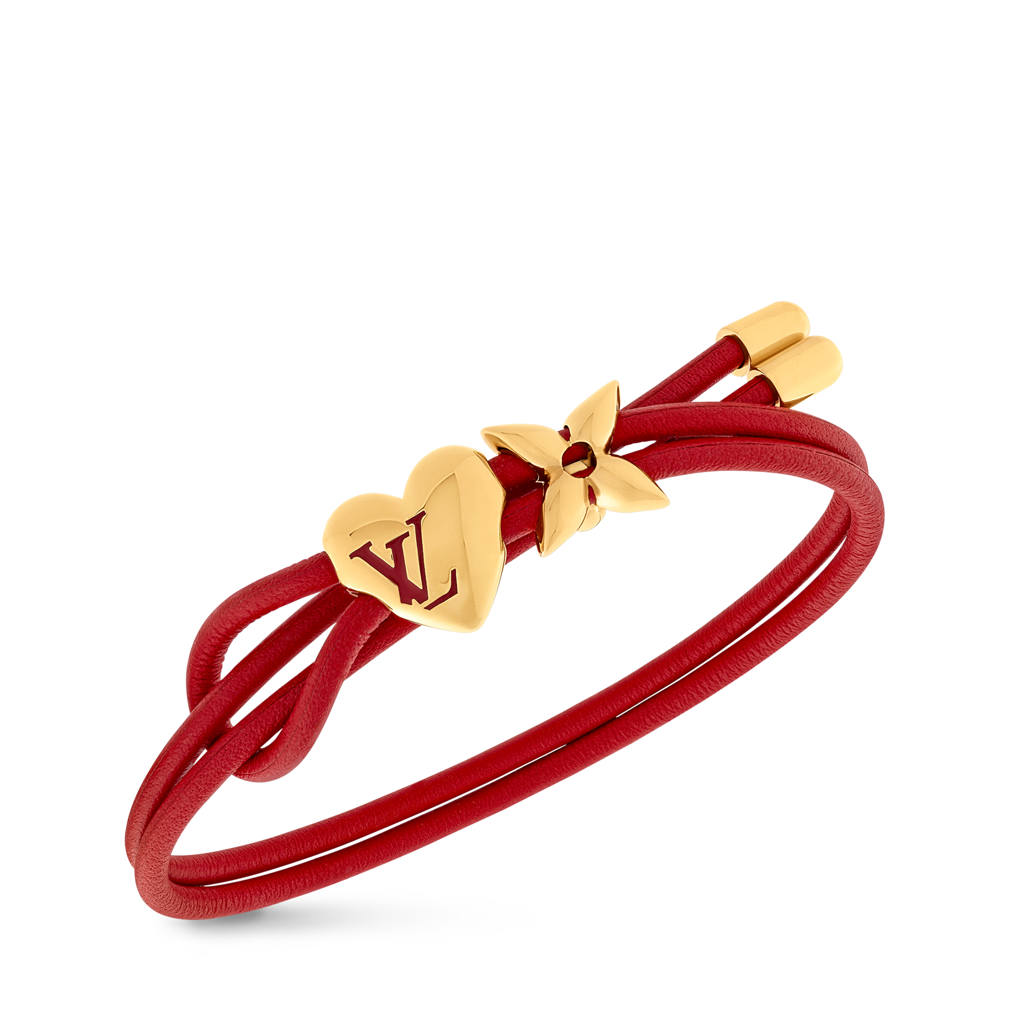 กำไลข้อมือ LV Bloom Heart หนังประเภทอื่น in ผู้หญิง