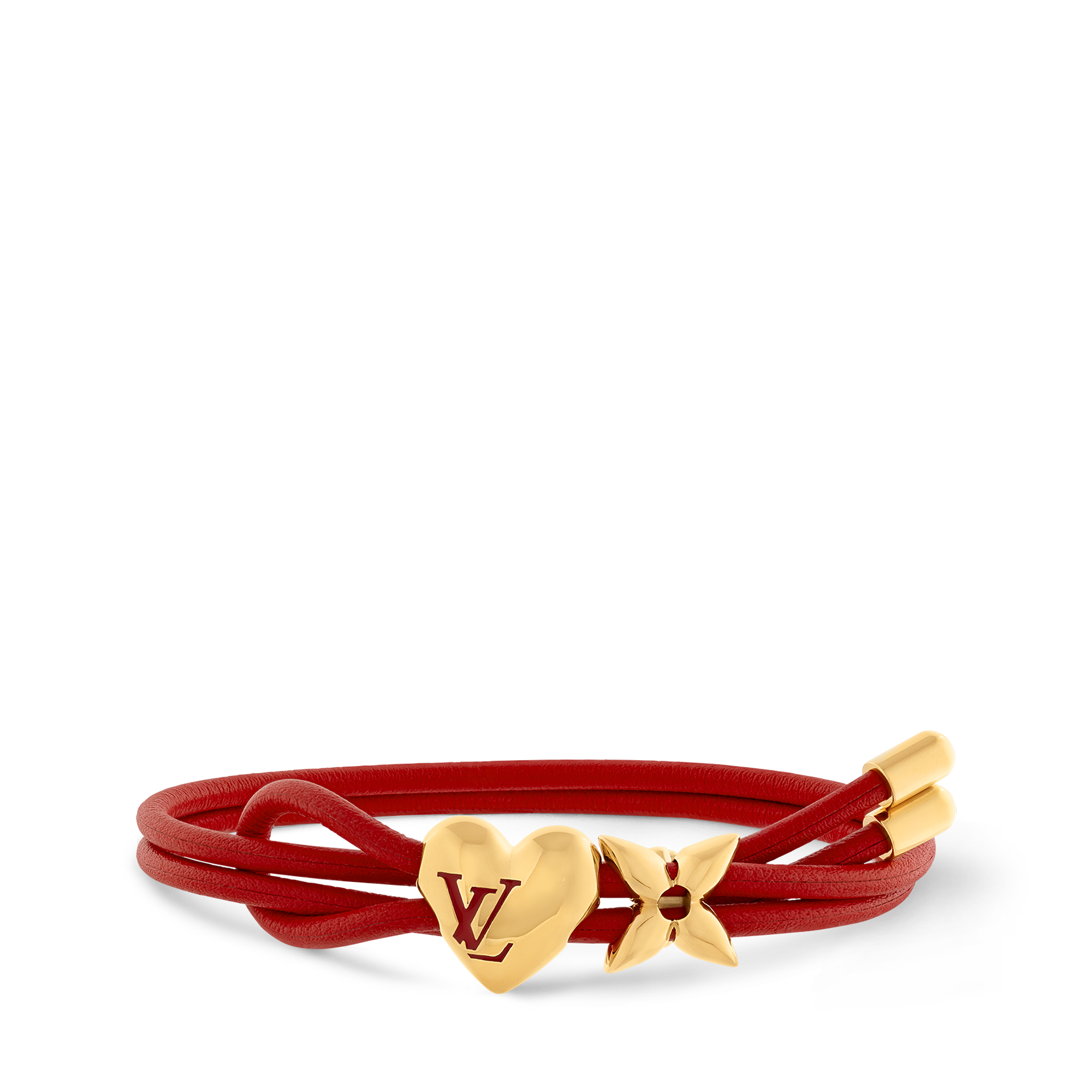 กำไลข้อมือ LV Bloom Heart หนังประเภทอื่น in ผู้หญิง