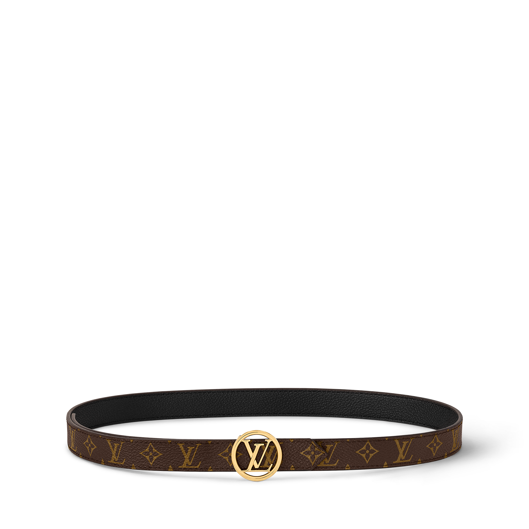 เข็มขัดรุ่น LV Circle ขนาด 20 มม. ใส่ได้ทั้งสองด้าน Monogram in ผู้หญิง