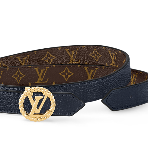 เข็มขัดรุ่น LV Circle Nautical ขนาด 20 มม. ใส่ได้ทั้งสองด้าน Monogram in ผู้หญิง's แอคเซสเซอรี่ เข็มขัดสำหรับผู้หญิง collections by Louis Vuitton (การย่อ/ขยายผลิตภัณฑ์)