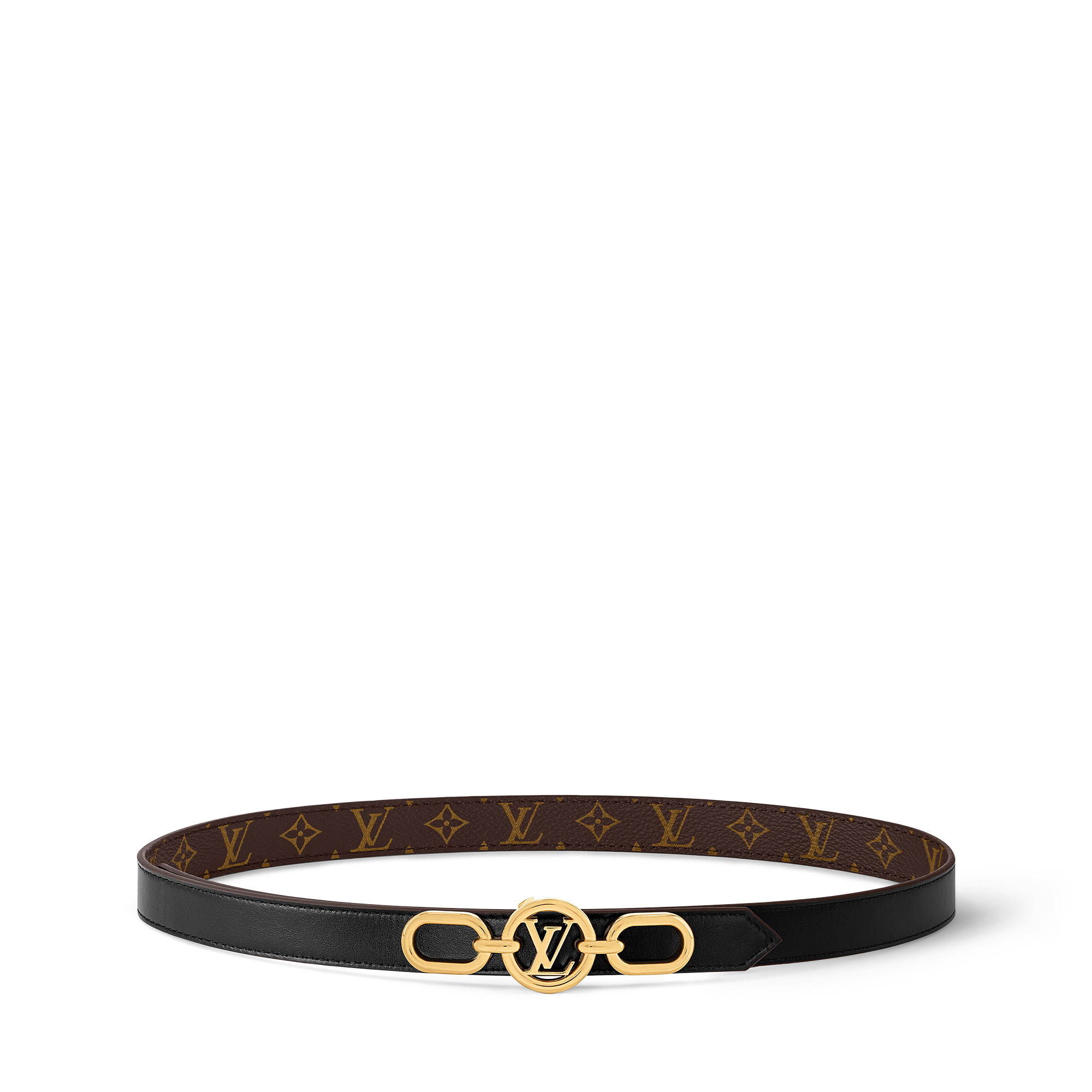เข็มขัดรุ่น LV Circle Prime ขนาด 20 มม. ใส่ได้ทั้งสองด้าน Monogram in ผู้หญิง