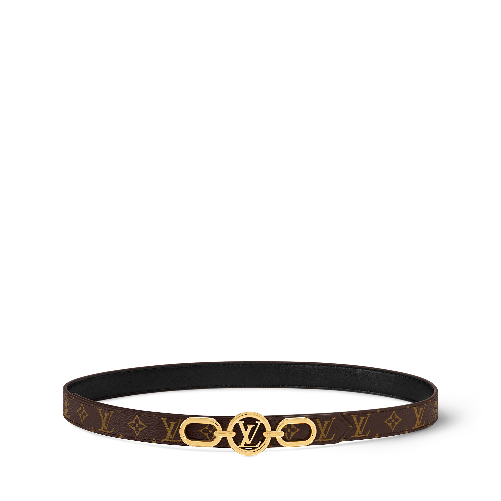 เข็มขัดรุ่น LV Circle Prime ขนาด 20 มม. ใส่ได้ทั้งสองด้าน Monogram in ผู้หญิง