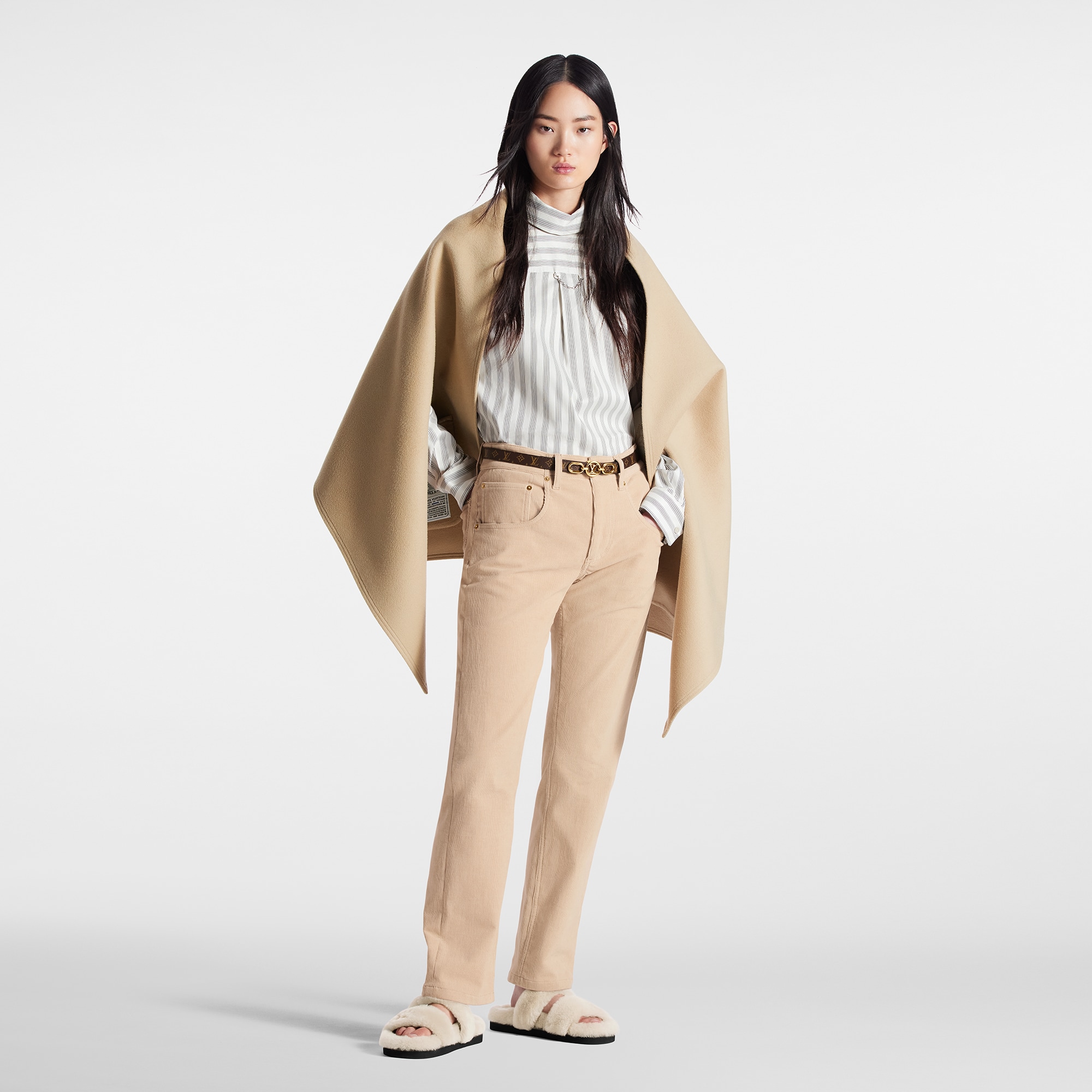 เข็มขัดรุ่น LV Circle Prime ขนาด 20 มม. ใส่ได้ทั้งสองด้าน Monogram in ผู้หญิง