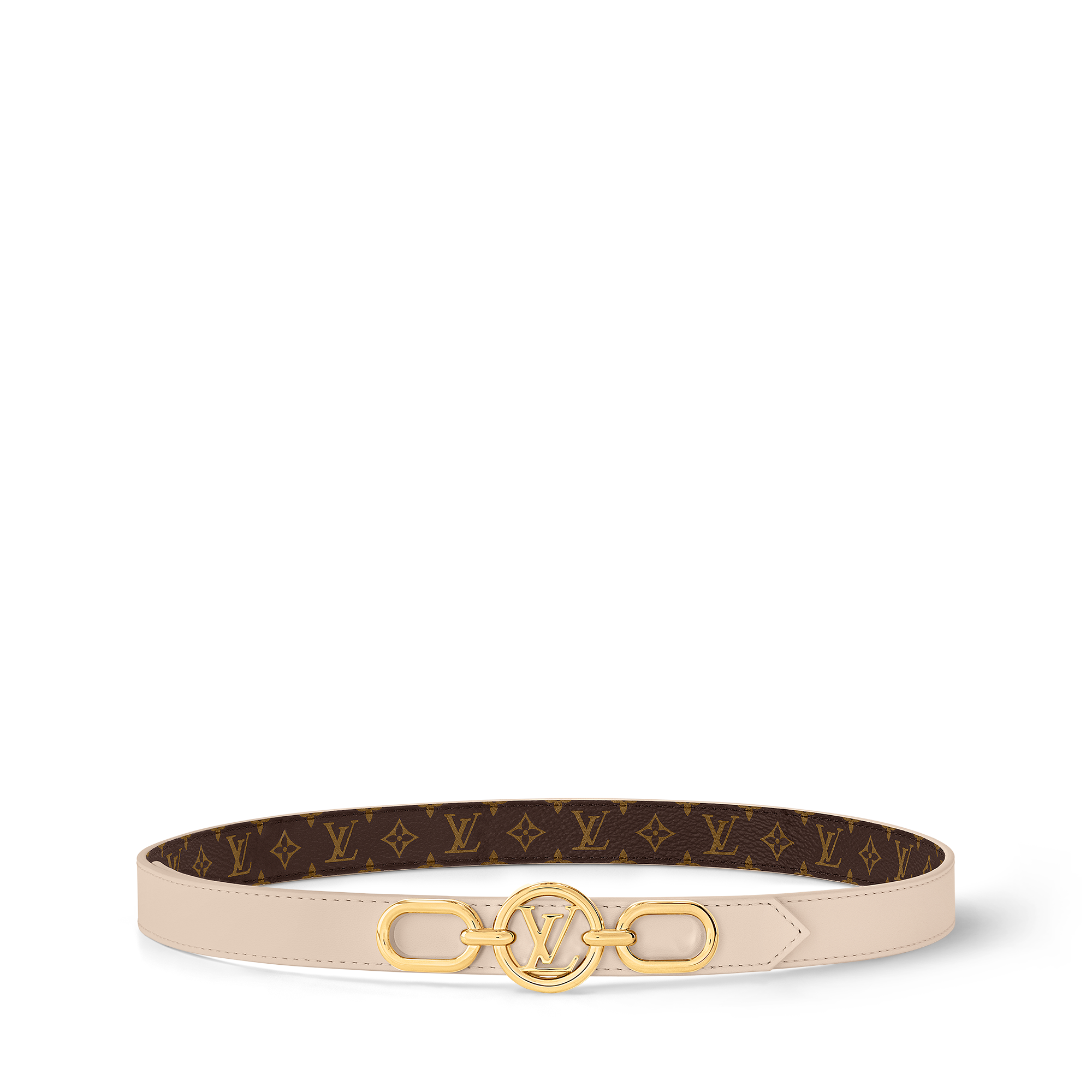 เข็มขัดรุ่น LV Circle Prime ขนาด 20 มม. ใส่ได้ทั้งสองด้าน Monogram in ผู้หญิง
