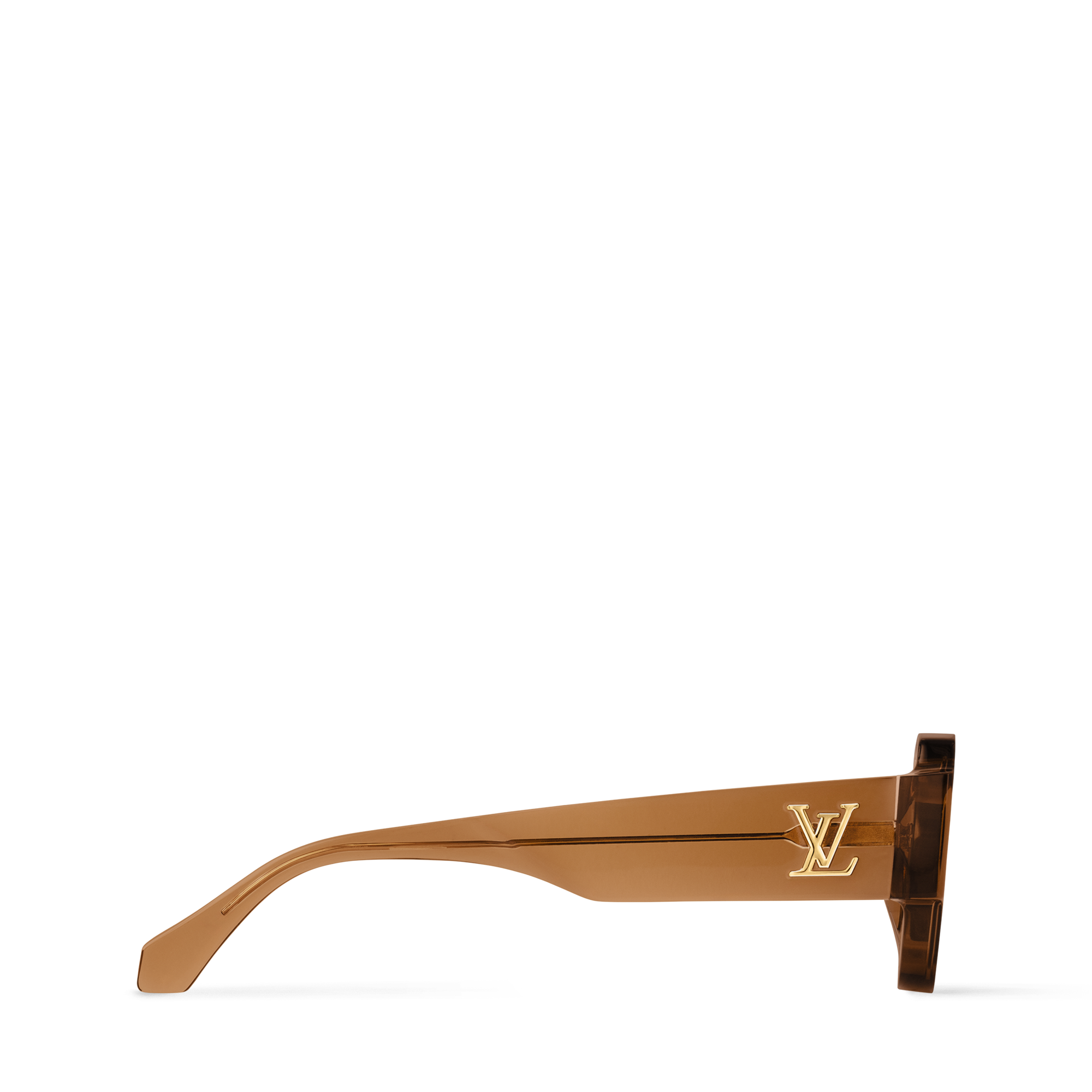 แว่นตากันแดดทรงสี่เหลี่ยมขอบมนรุ่น LV Clash . in ผู้ชาย