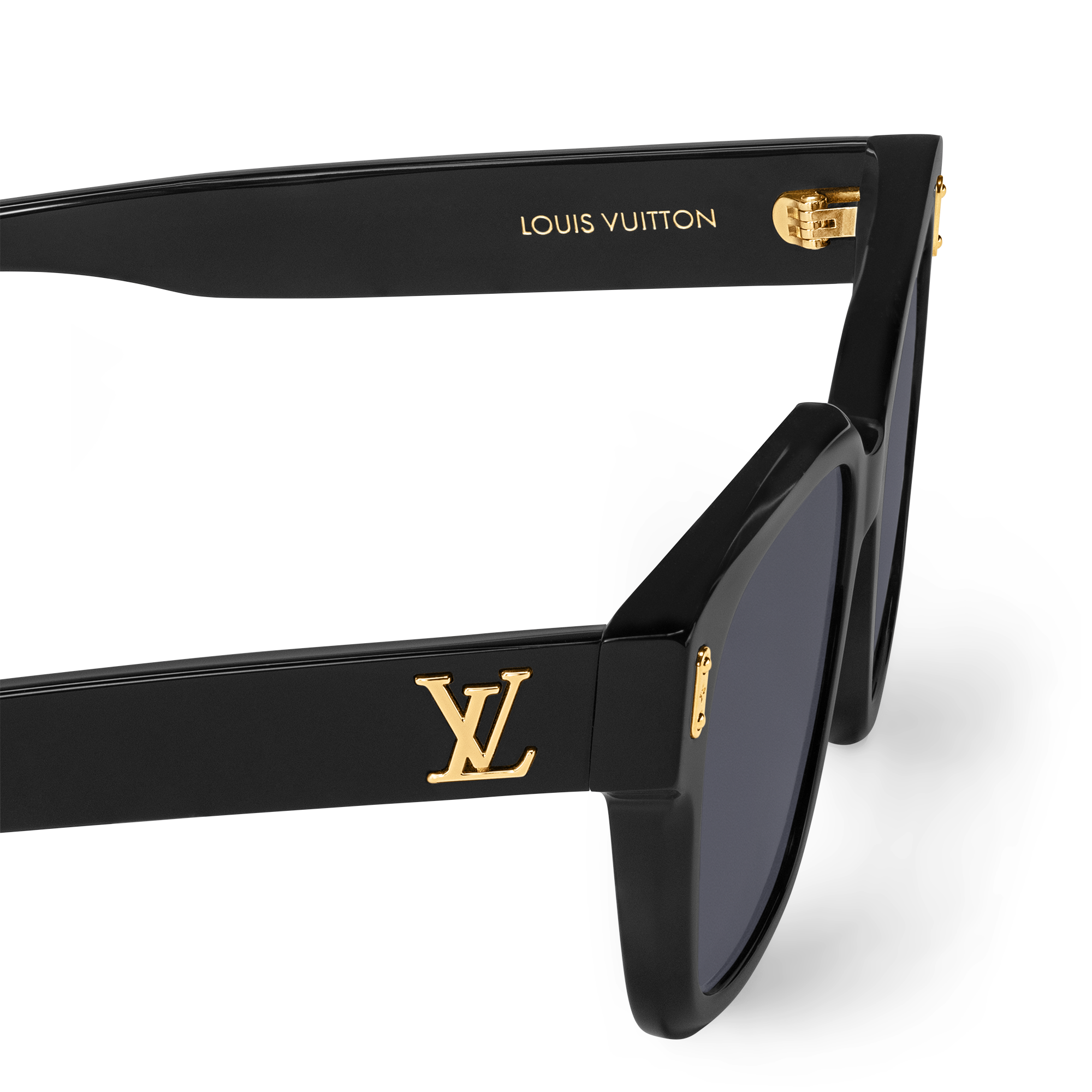 แว่นตากันแดดทรงสี่เหลี่ยมรุ่น LV Confidence . in ผู้ชาย