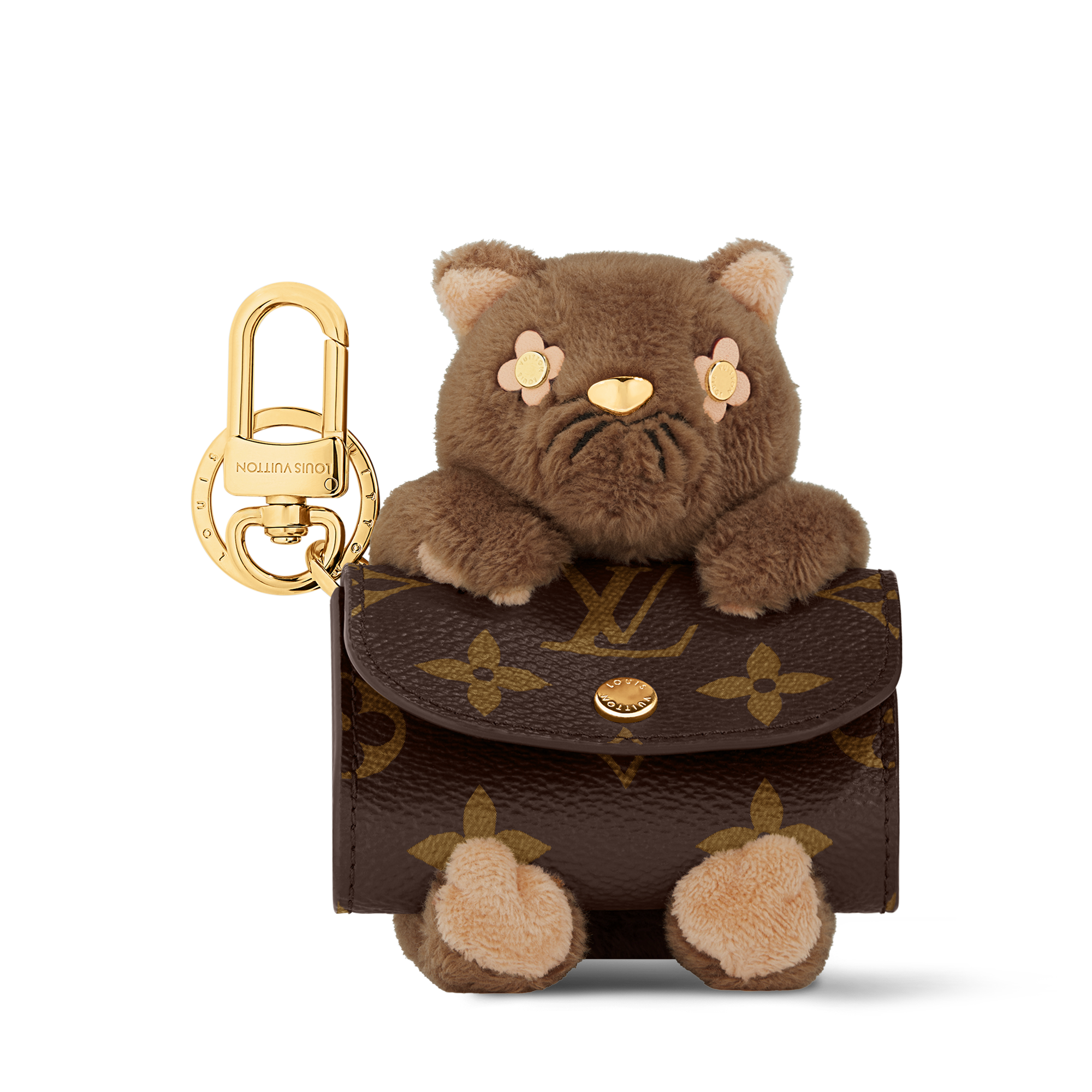 เคสใส่หูฟังรุ่น LV Cute Cat Pouch . in ผู้หญิง
