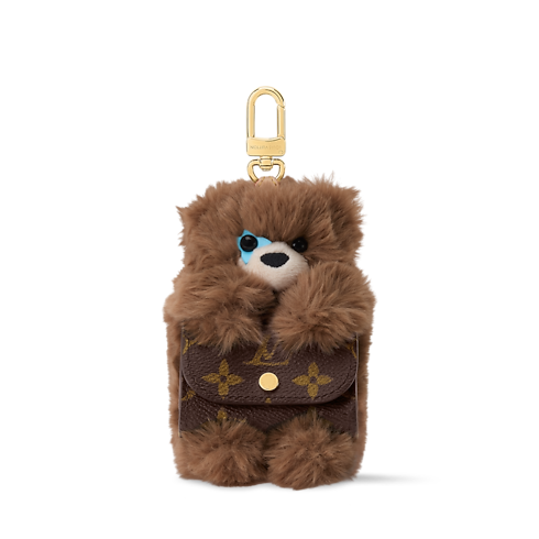 ชาร์มห้อยกระเป๋ารุ่น LV Cute Teddy Bear front view