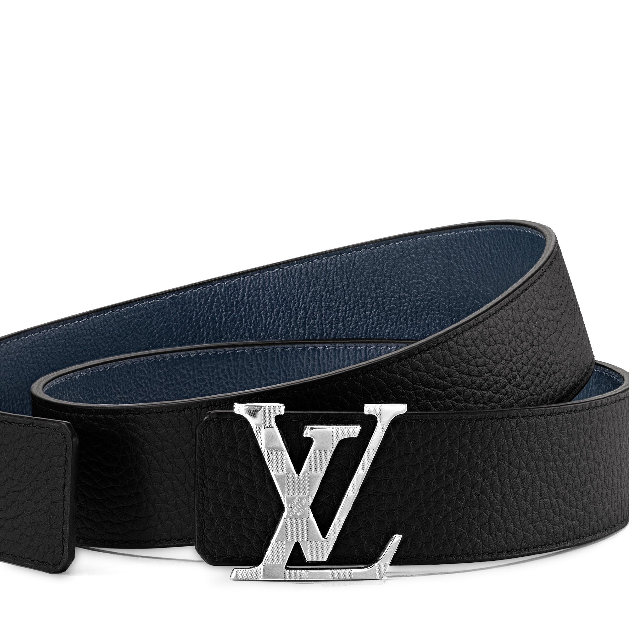 เข็มขัดรุ่น LV Damier ขนาด 40 มม. ใส่ได้ทั้งสองด้าน  in ผู้ชาย