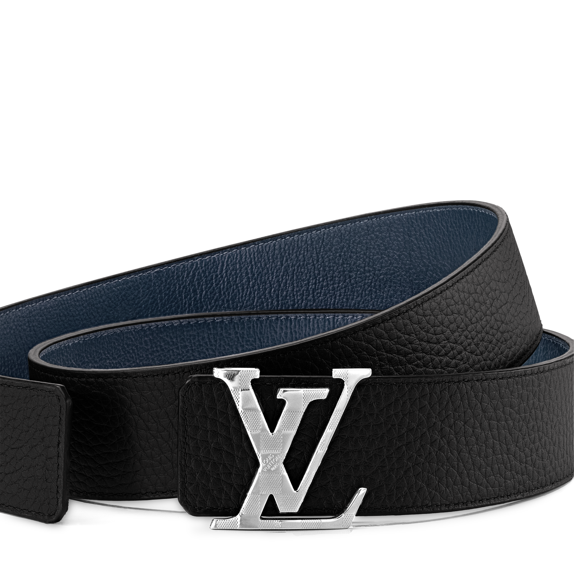 เข็มขัดรุ่น LV Damier ขนาด 40 มม. ใส่ได้ทั้งสองด้าน  in ผู้ชาย