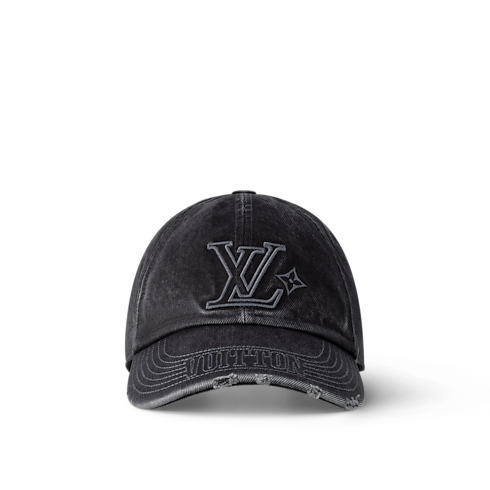 หมวกแก๊ปรุ่น LV Denim Washed . in ผู้ชาย's แอคเซสเซอรี่ หมวก หมวกบีนนี่ และถุงมือ collections by Louis Vuitton (การย่อ/ขยายผลิตภัณฑ์)