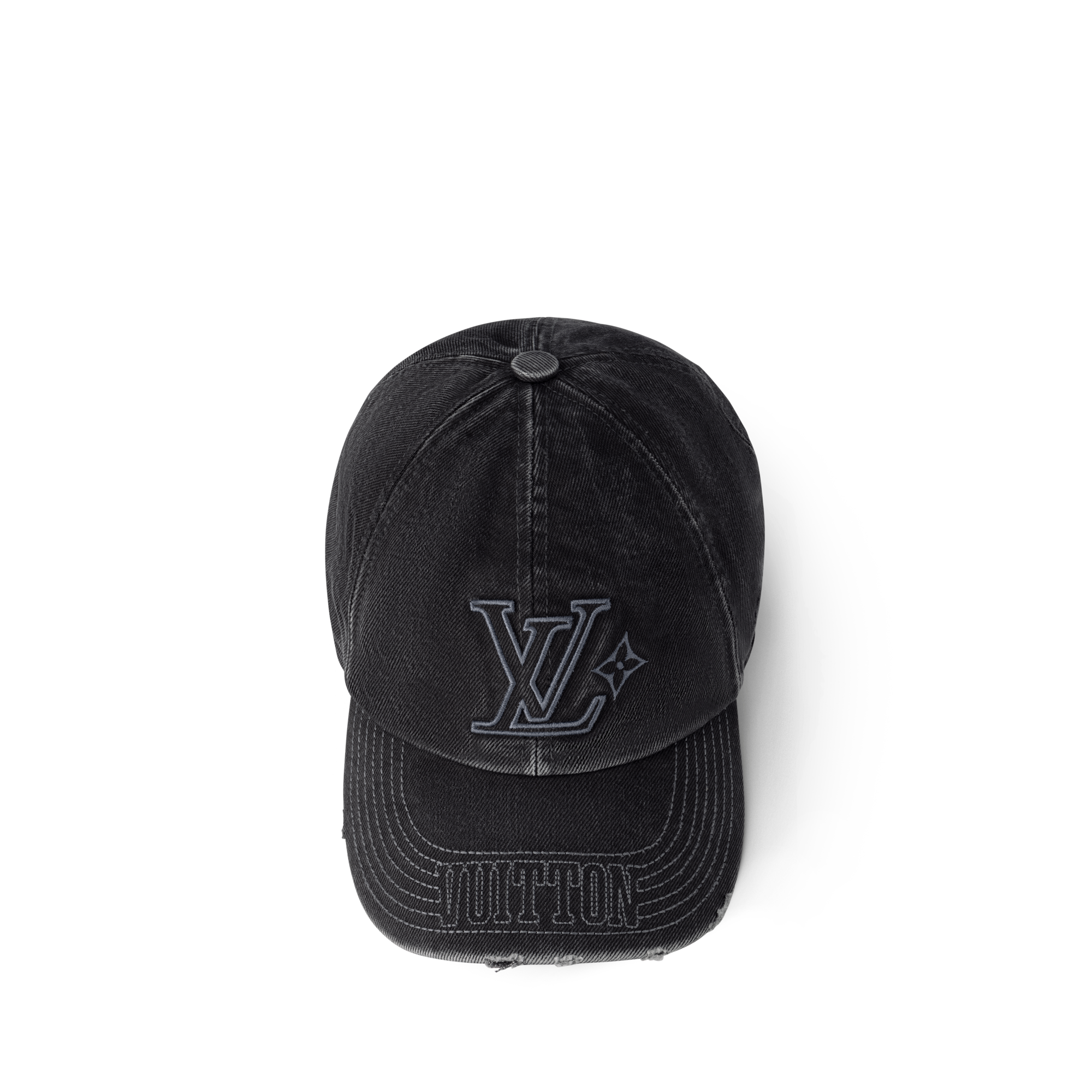 หมวกแก๊ปรุ่น LV Denim Washed . in ผู้ชาย