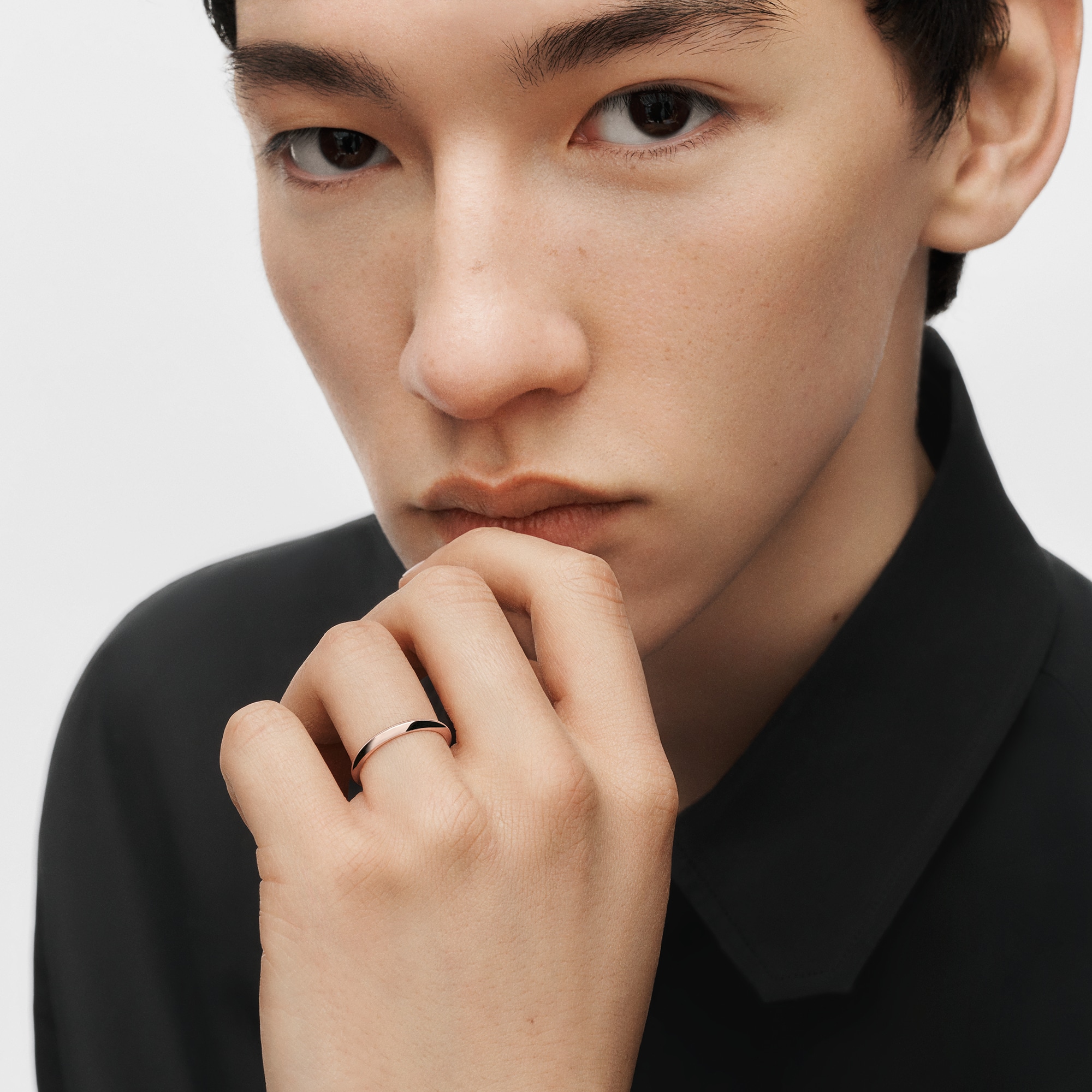 แหวนแต่งงาน LV Diamonds 2.5 มม. พิงค์โกลด์  in จิวเวลรี่