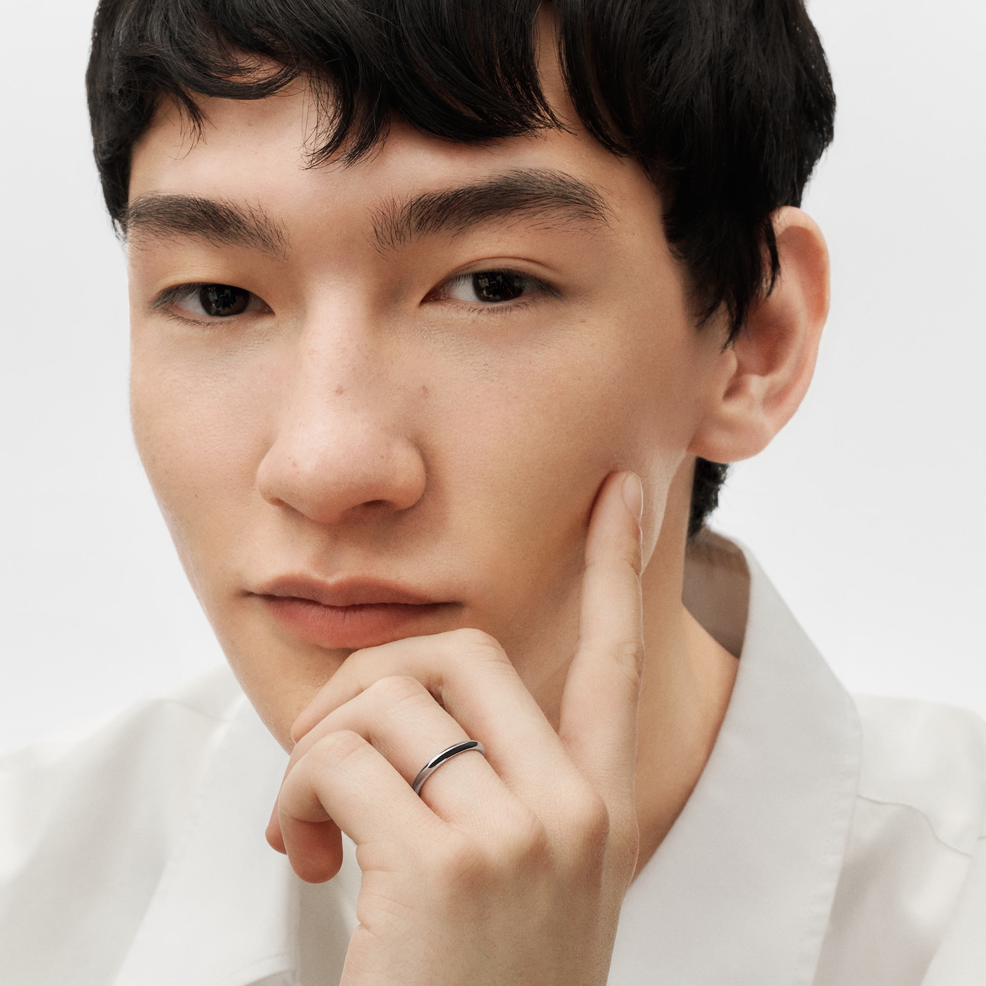 แหวนแต่งงาน LV Diamonds 2.5 มม. แพลทินัม  in จิวเวลรี่