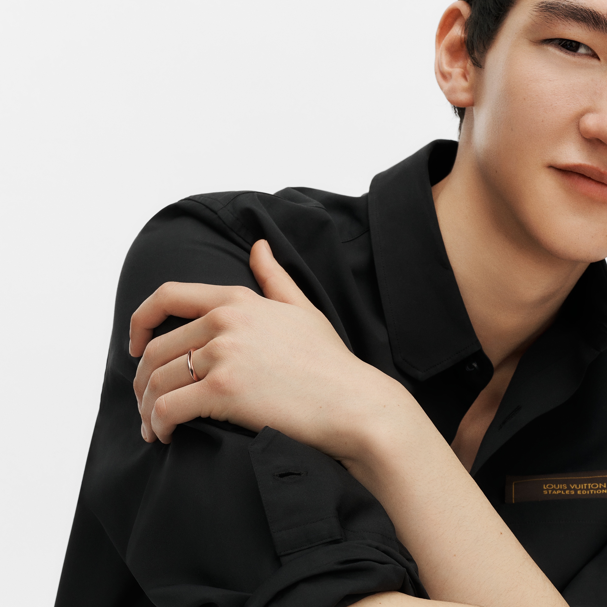 แหวนแต่งงาน LV Diamonds 3 มม. พิงค์โกลด์  in จิวเวลรี่