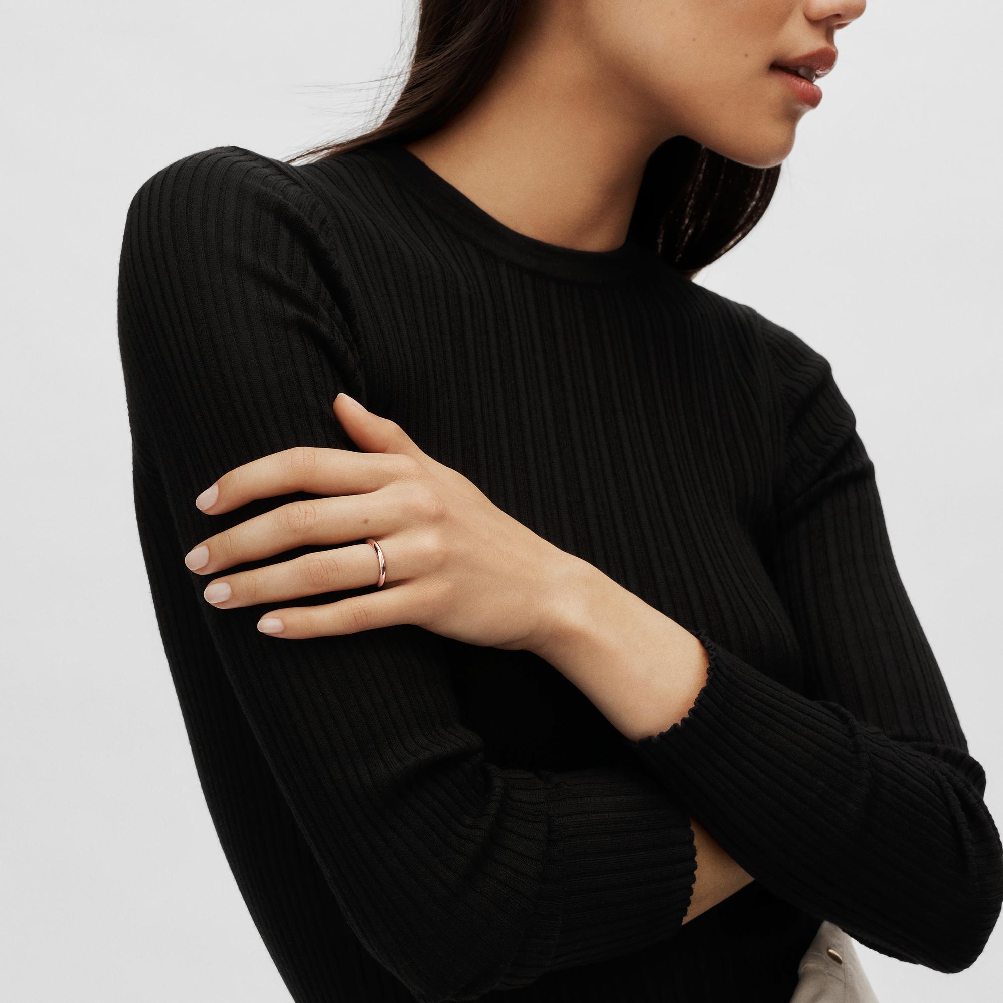 แหวนแต่งงาน LV Diamonds 3 มม. พิงค์โกลด์  in จิวเวลรี่