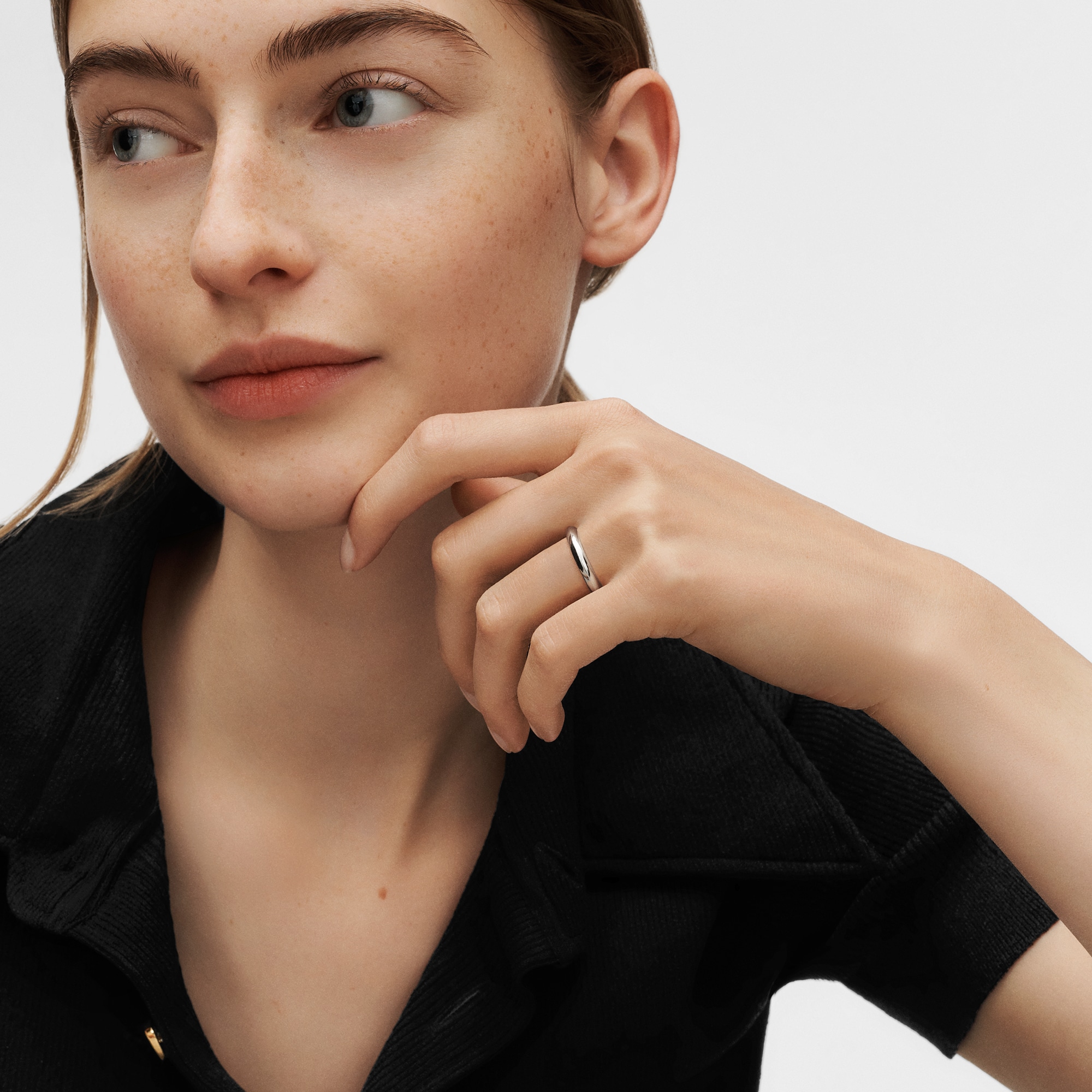 แหวนแต่งงาน LV Diamonds 3 มม. แพลทินัม  in จิวเวลรี่