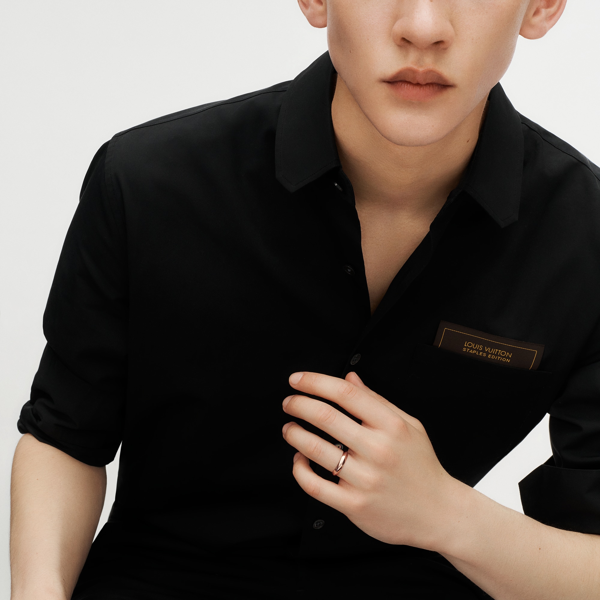 แหวนแต่งงาน LV Diamonds 4 มม. พิงค์โกลด์  in จิวเวลรี่