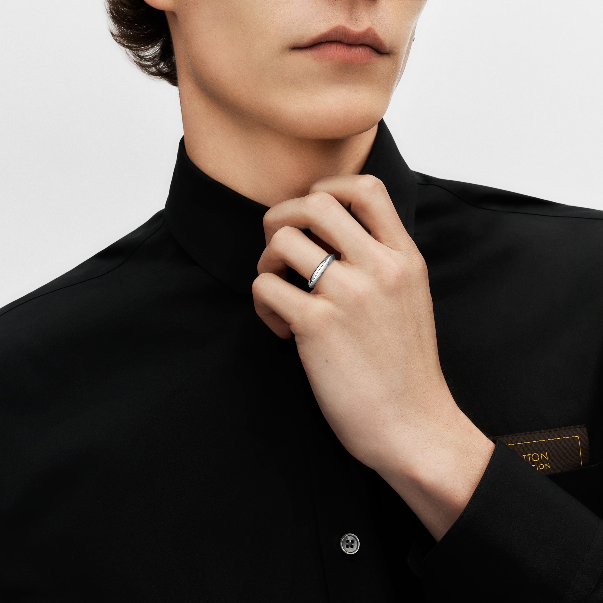 แหวนแต่งงาน LV Diamonds 4 มม. แพลทินัม  in จิวเวลรี่