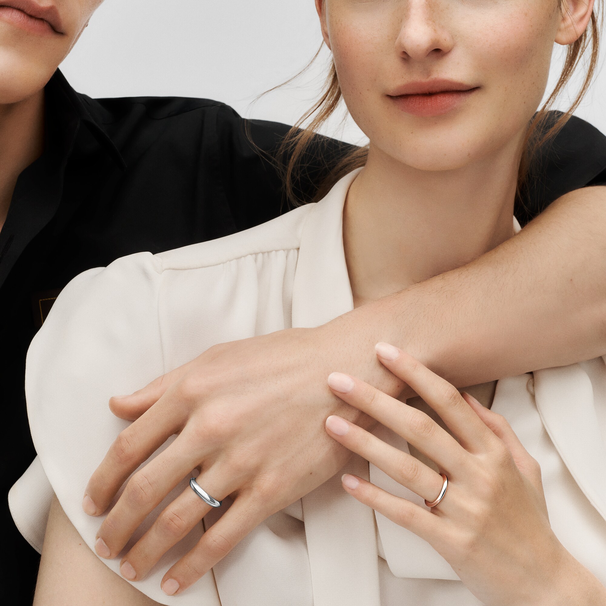 แหวนแต่งงาน LV Diamonds 4 มม. แพลทินัม  in จิวเวลรี่