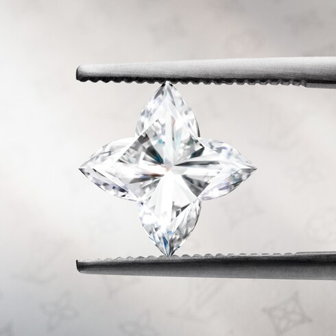 แหวนคู่ LV Diamonds Double เพชรเจียระไนทรงกลม in จิวเวลรี่'s คอลเลกชัน LV Diamonds collections by Louis Vuitton