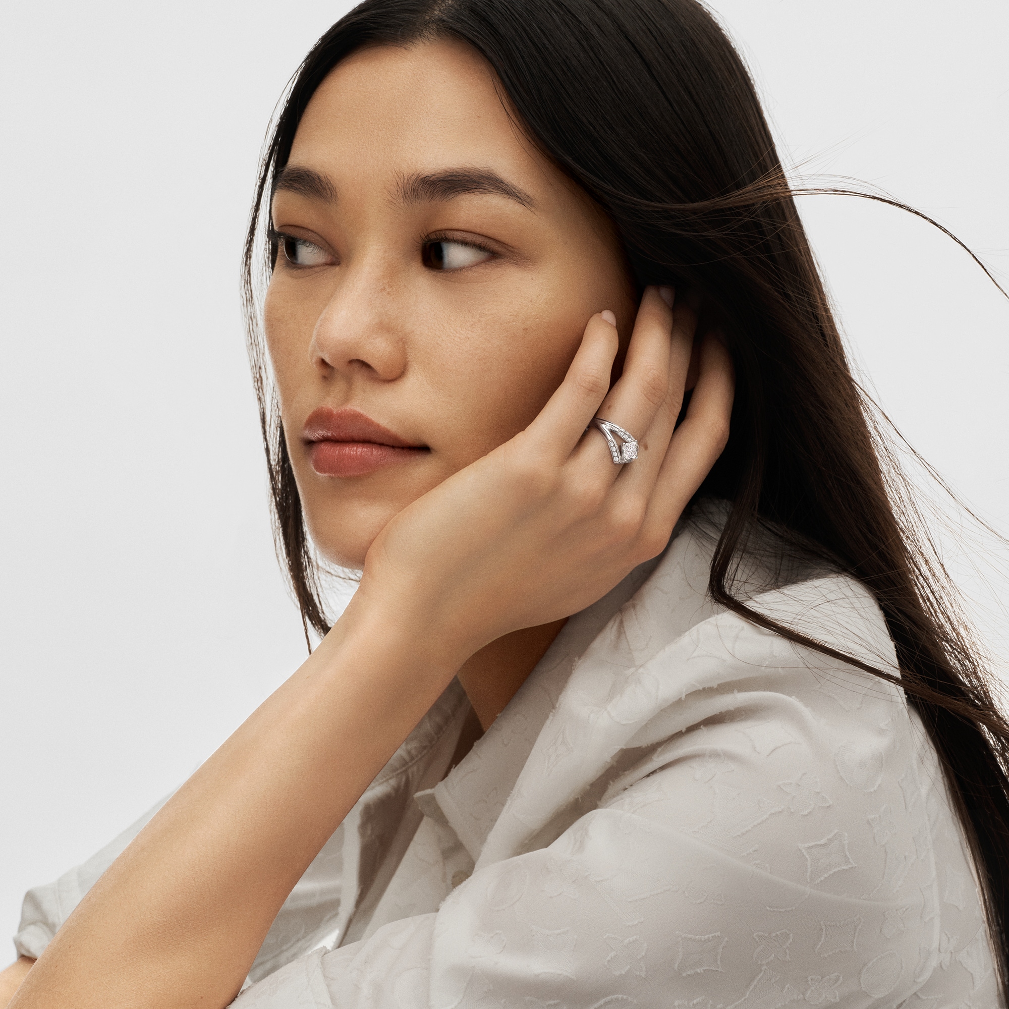 แหวน LV Diamonds Pavé Double เพชรเจียระไนรูป LV Monogram Star  in จิวเวลรี่