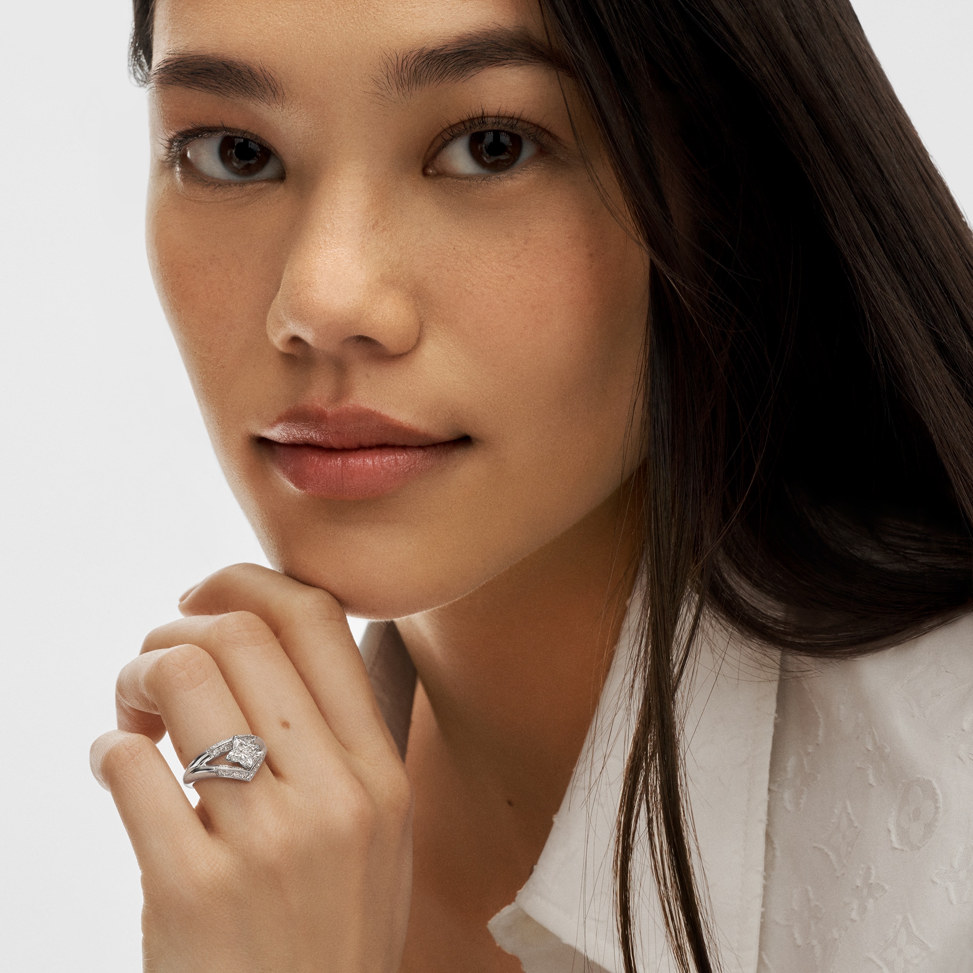 แหวน LV Diamonds Pavé Double เพชรเจียระไนรูป LV Monogram Star  in จิวเวลรี่