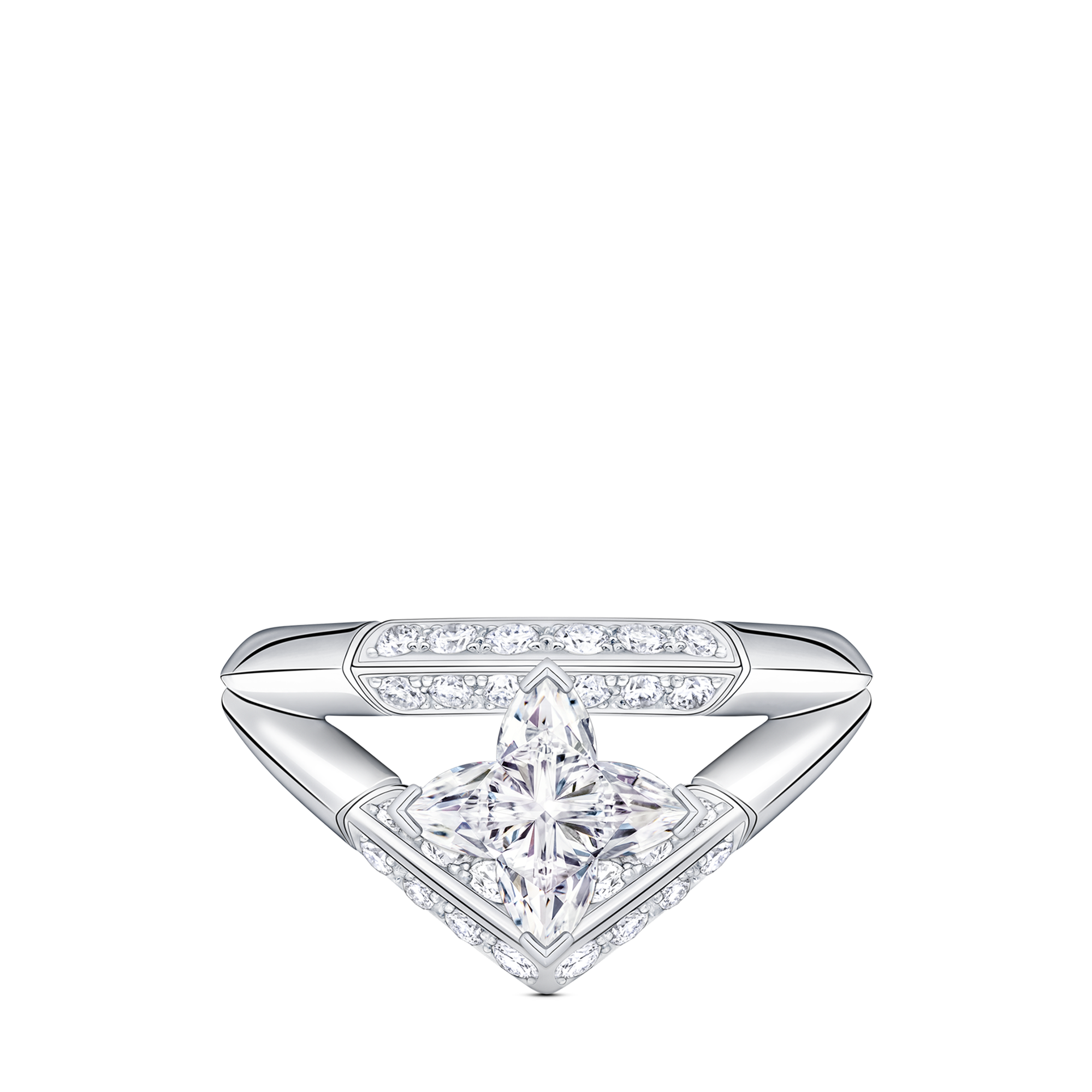 แหวน LV Diamonds Pavé Double เพชรเจียระไนรูป LV Monogram Star  in จิวเวลรี่