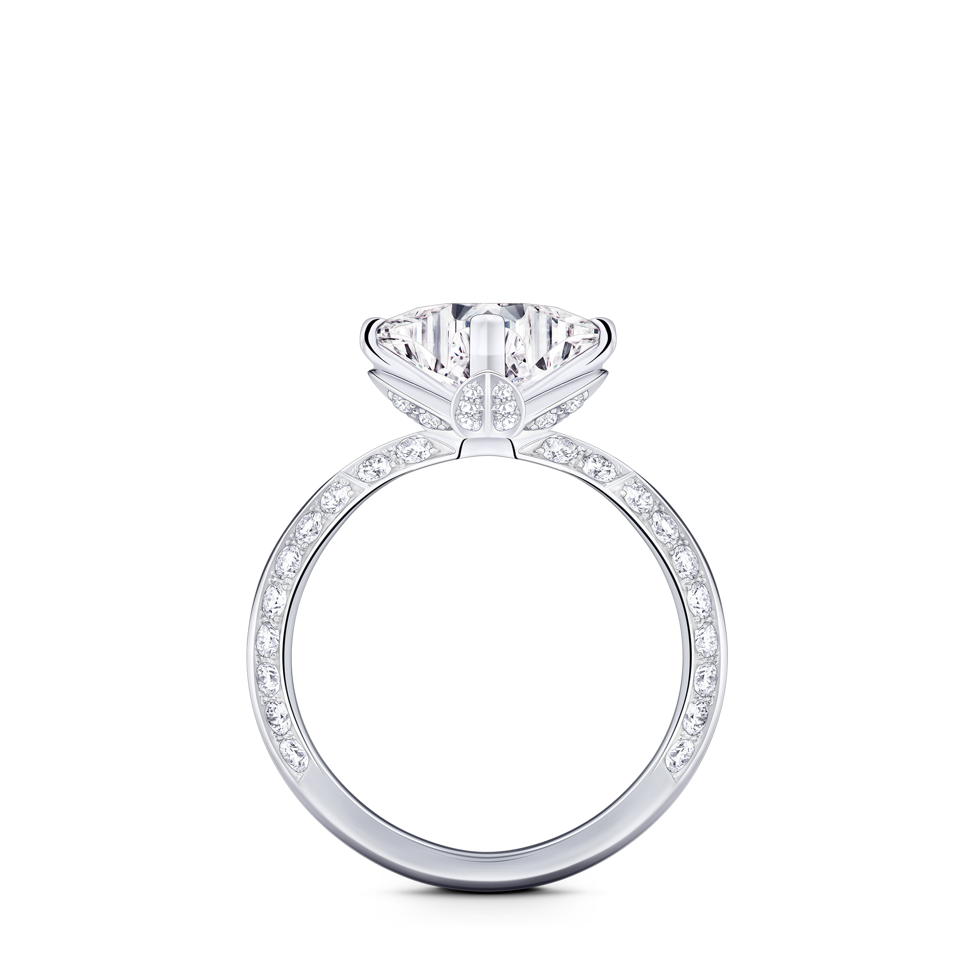 แหวน LV Diamonds Pavé Solitaire เพชรเจียระไนรูป LV Monogram Star  in จิวเวลรี่
