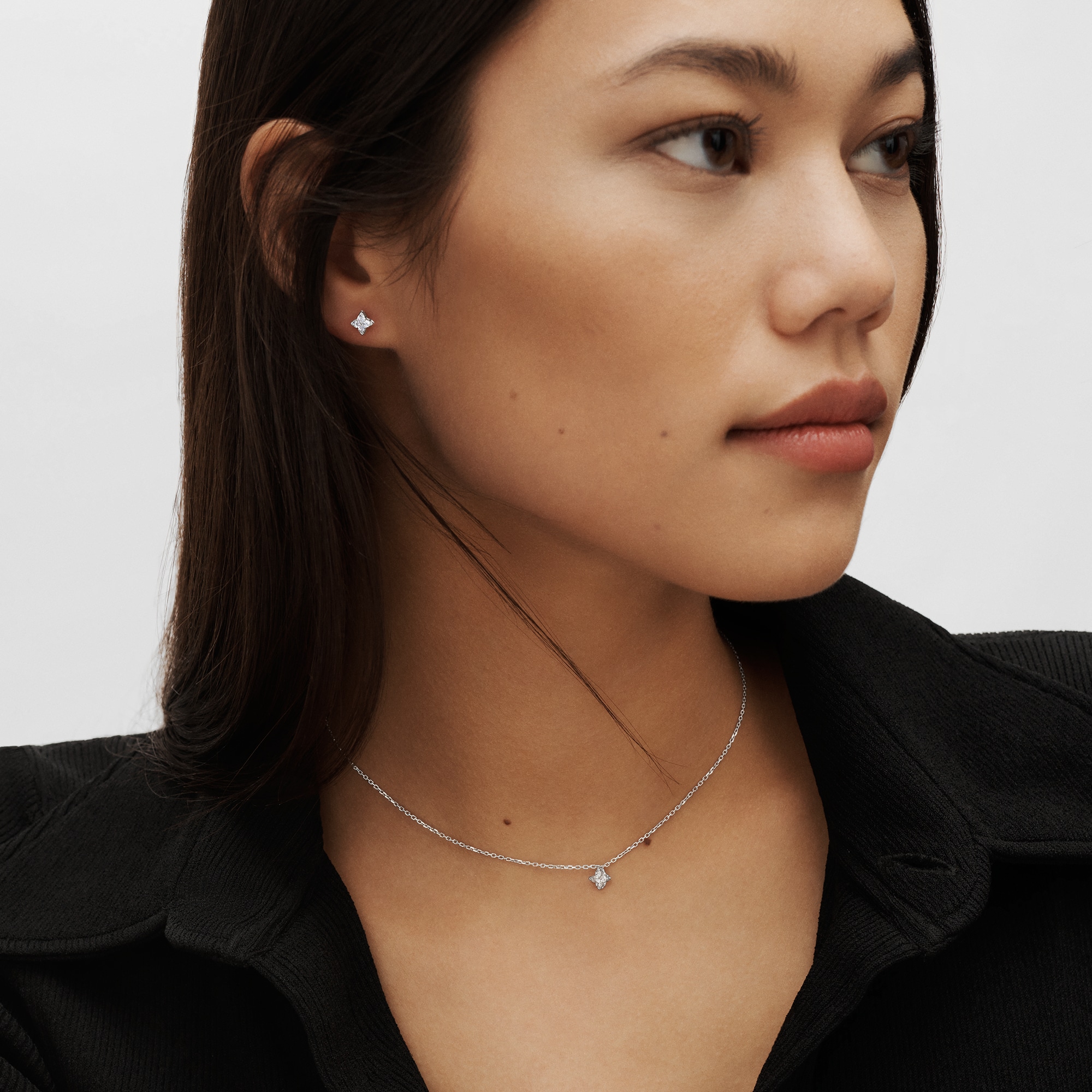 จี้ LV Diamonds เพชรเจียระไนรูป LV Monogram Star  in จิวเวลรี่