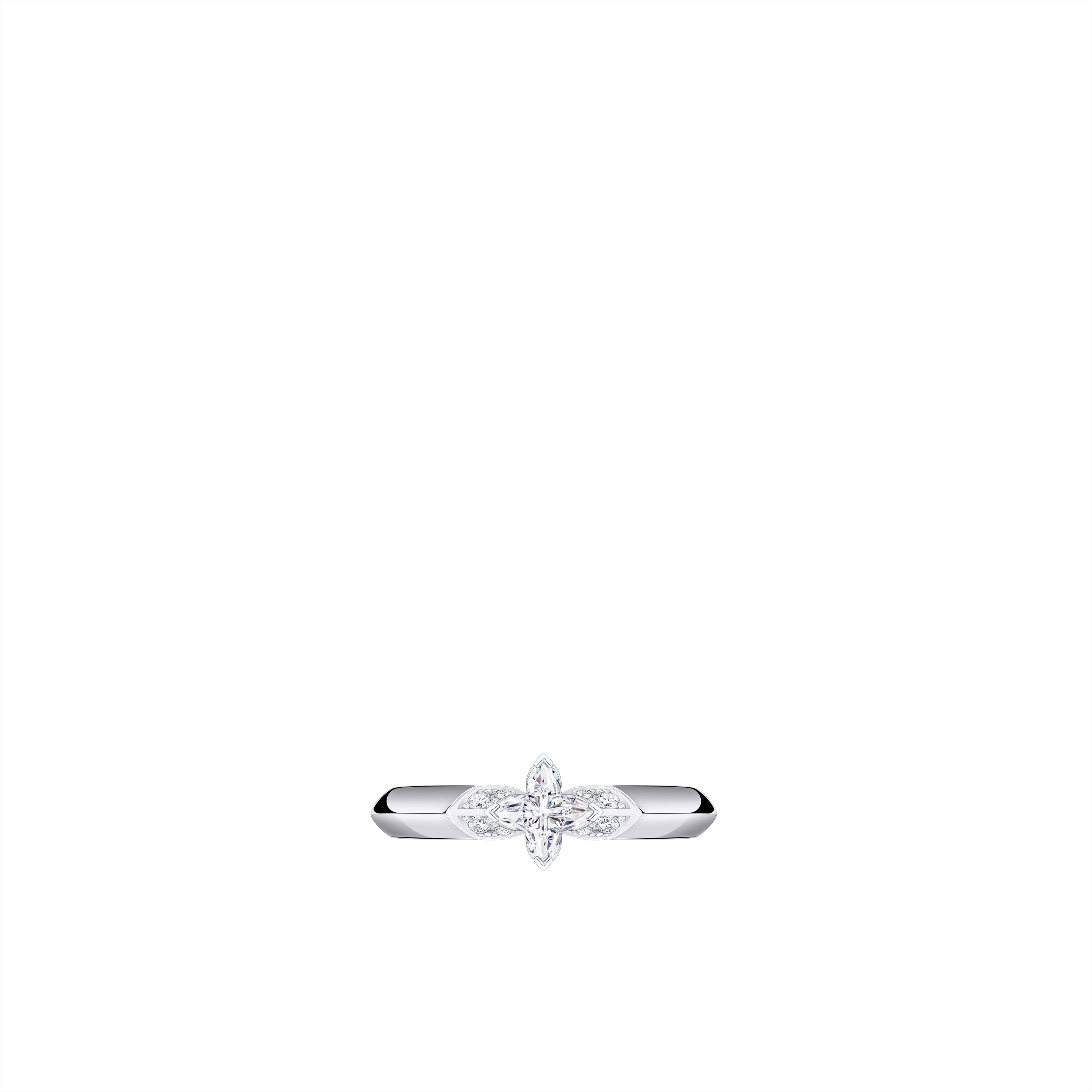 แหวน LV Diamonds Solitaire เพชรเจียระไนรูป LV Monogram Star  in จิวเวลรี่