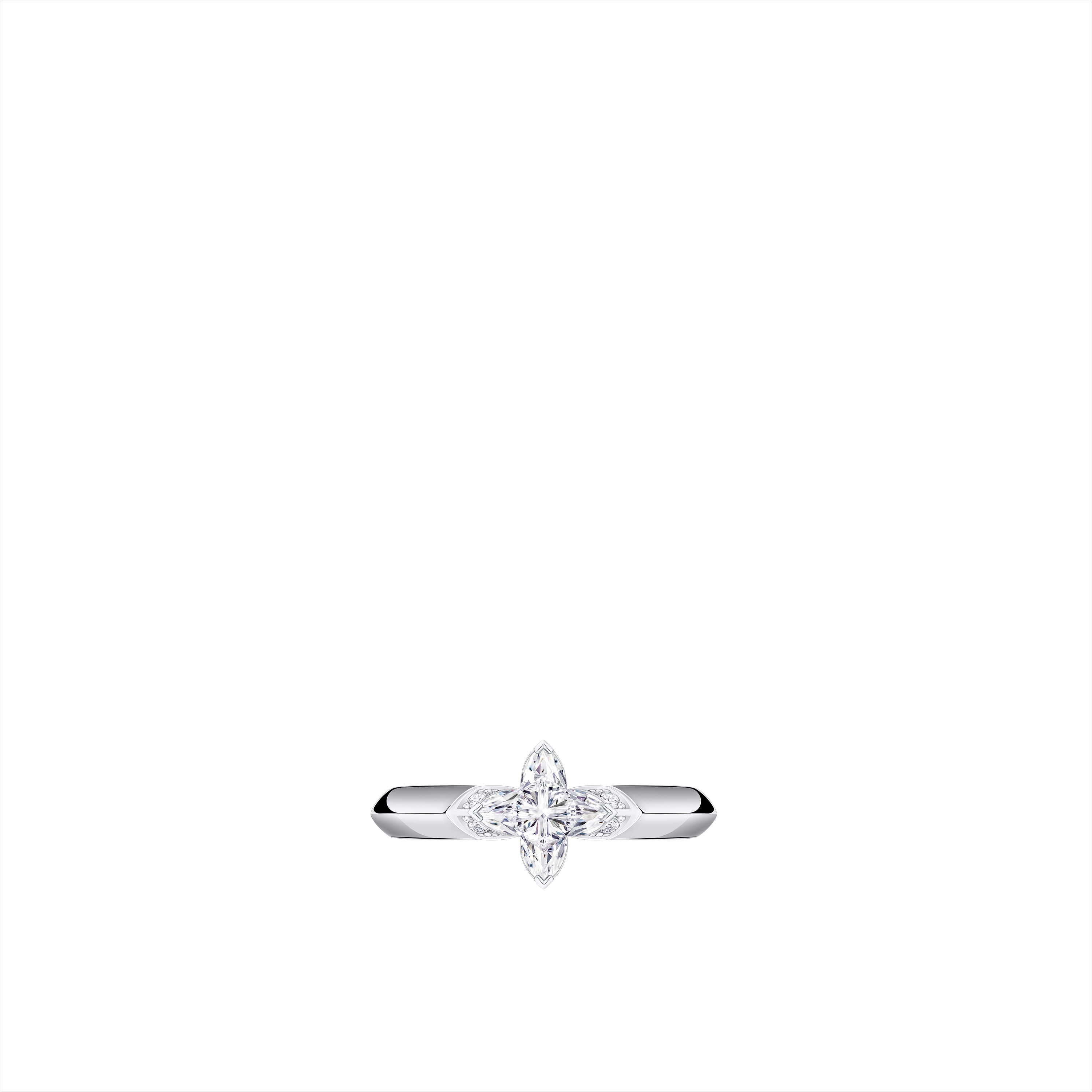 แหวน LV Diamonds Solitaire เพชรเจียระไนรูป LV Monogram Star  in จิวเวลรี่