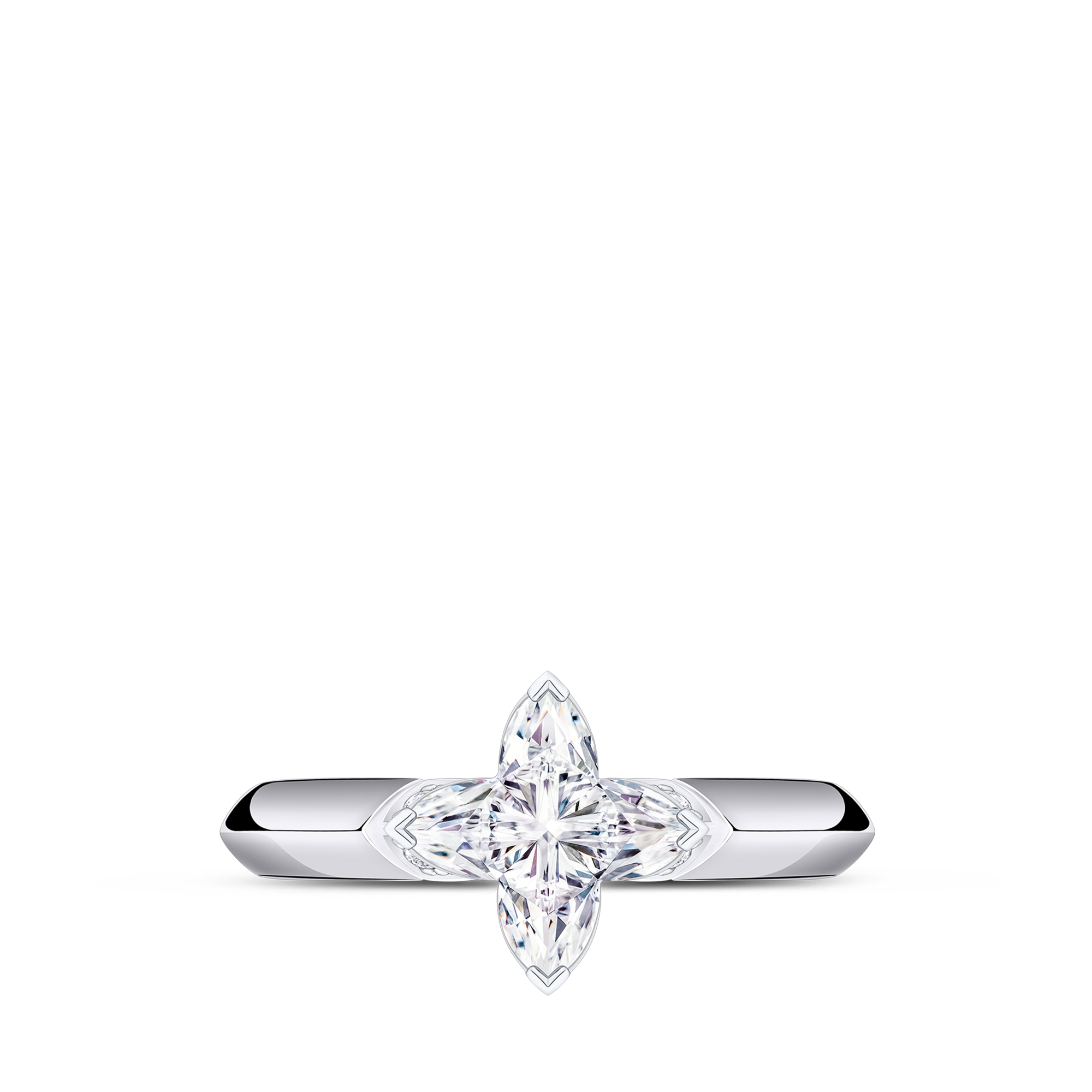 แหวน LV Diamonds Solitaire เพชรเจียระไนรูป LV Monogram Star  in จิวเวลรี่