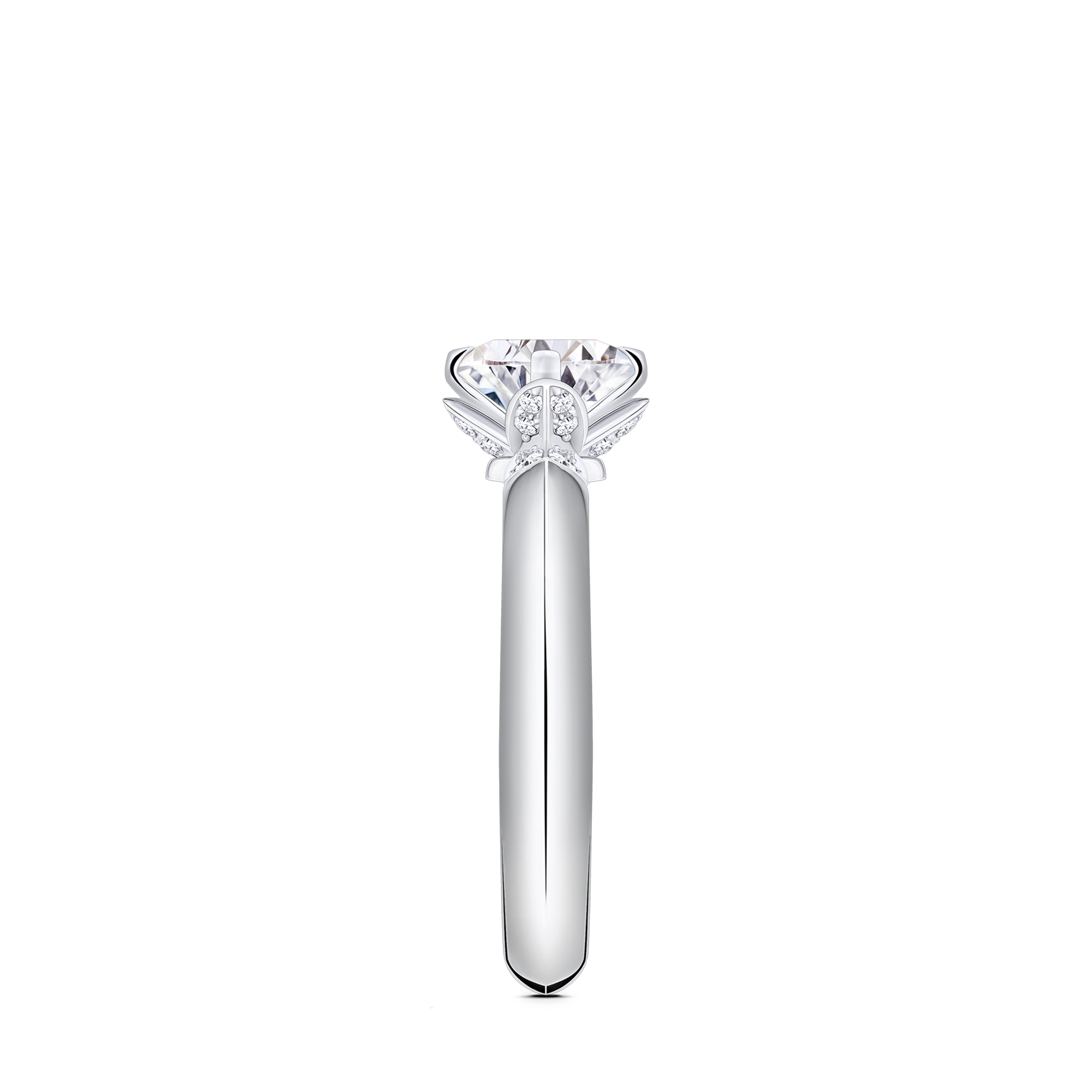 แหวน LV Diamonds Solitaire เพชรเจียระไนทรงกลม  in จิวเวลรี่