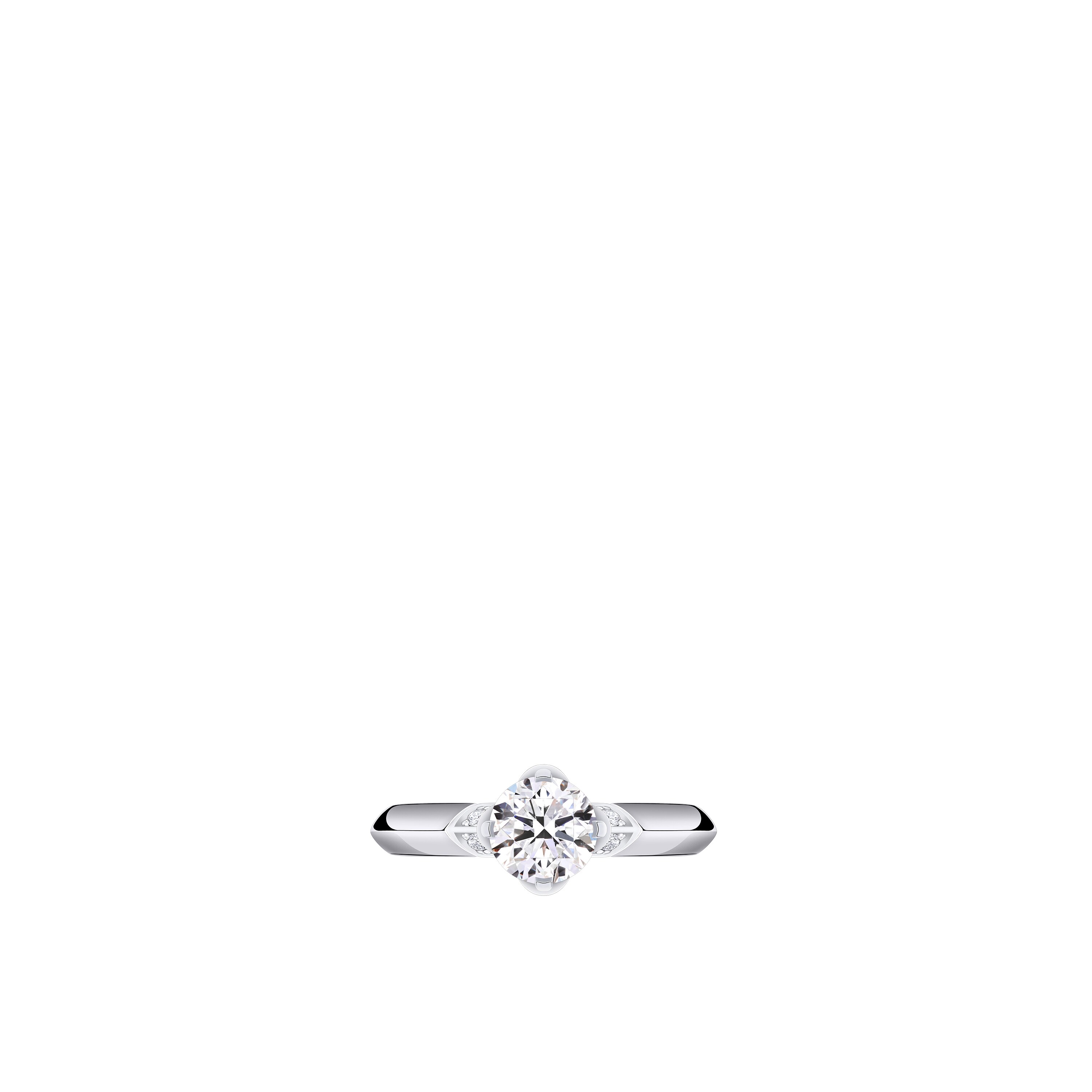 แหวน LV Diamonds Solitaire เพชรเจียระไนทรงกลม  in จิวเวลรี่
