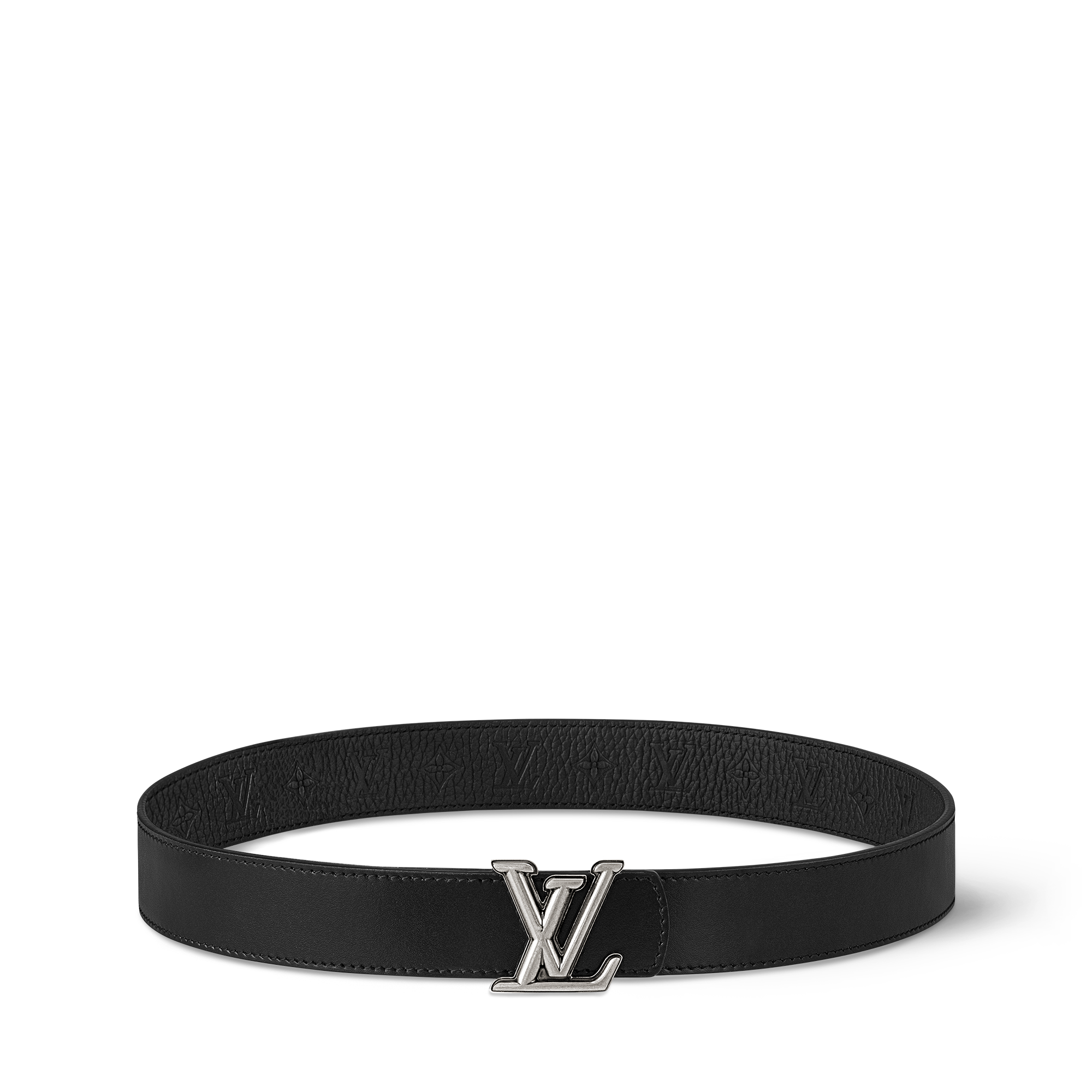 เข็มขัดรุ่น LV Dimension ขนาด 30 มม. ใส่ได้ทั้งสองด้าน หนัง Taurillon in ผู้ชาย