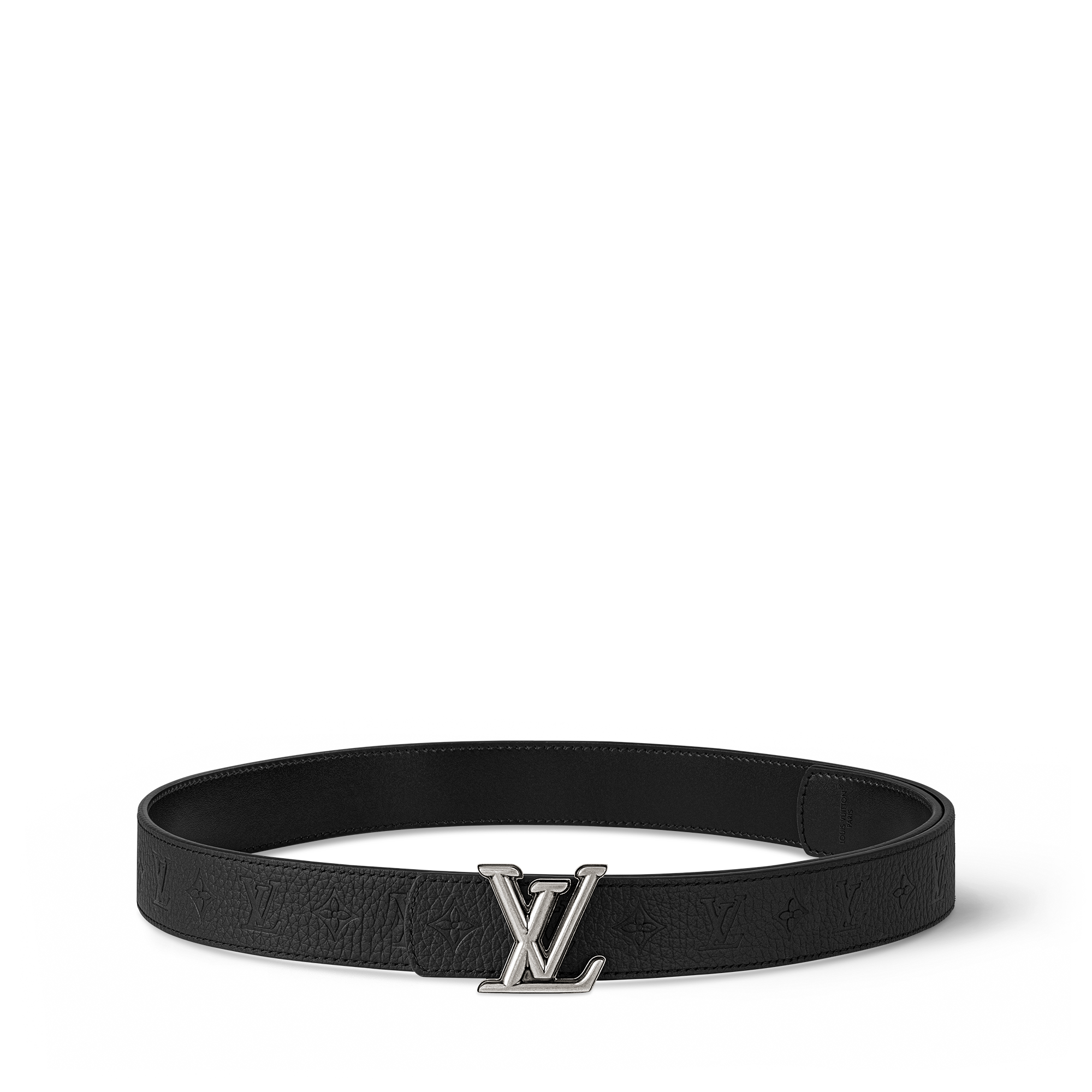 เข็มขัดรุ่น LV Dimension ขนาด 30 มม. ใส่ได้ทั้งสองด้าน หนัง Taurillon in ผู้ชาย