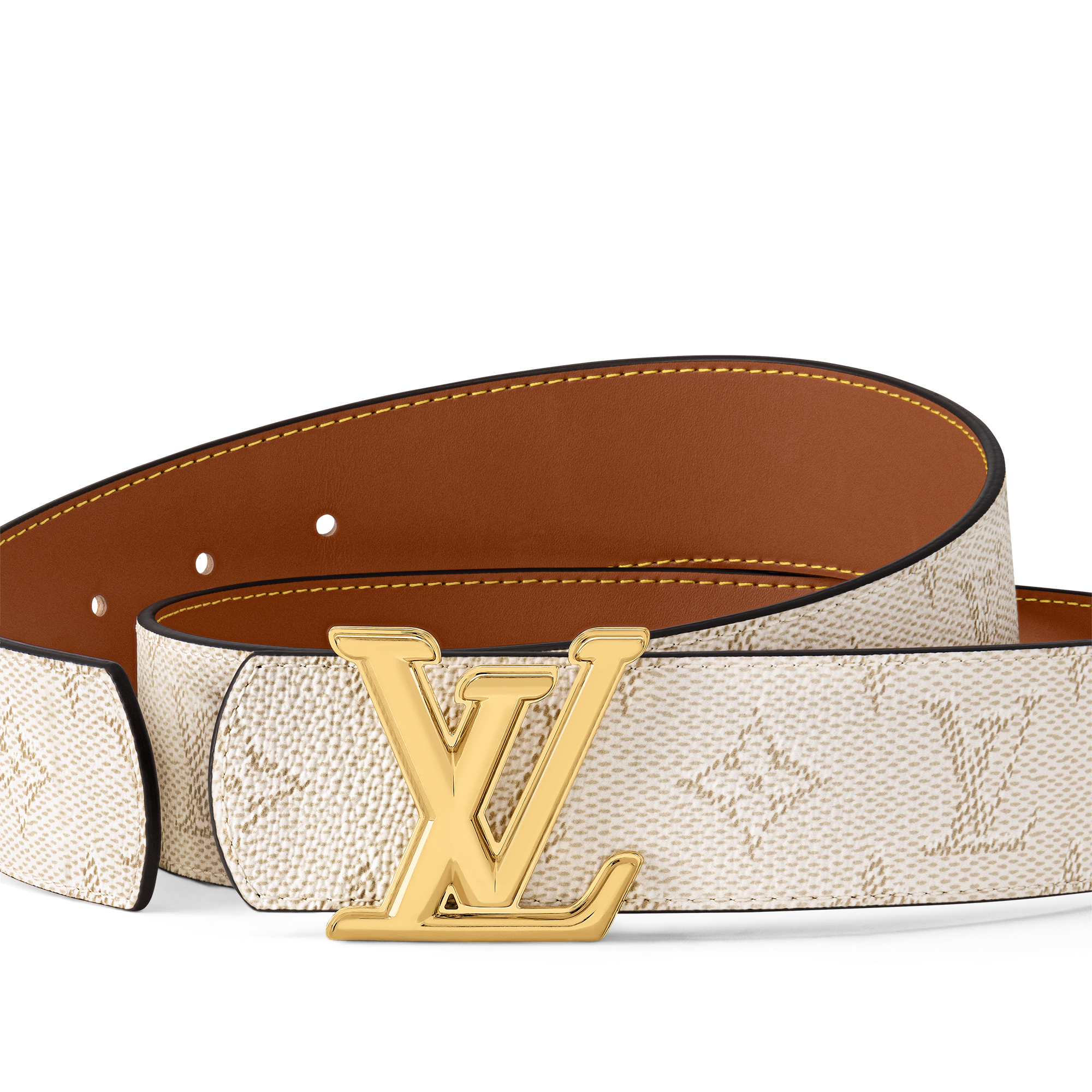 เข็มขัดรุ่น LV Dimension ขนาด 40 มม. ใส่ได้ทั้งสองด้าน  in ผู้ชาย