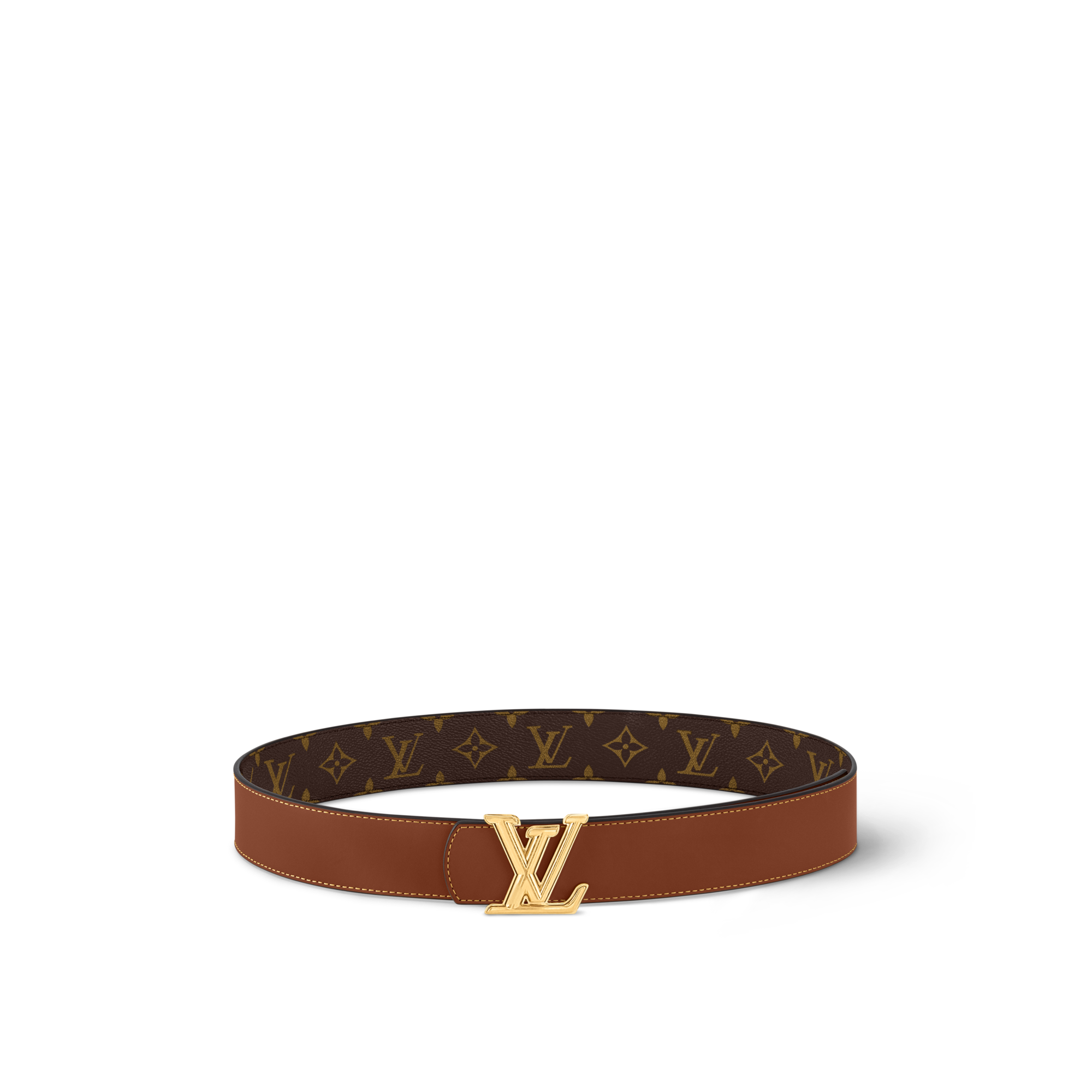 เข็มขัดรุ่น LV Dimension ขนาด 40 มม. ใส่ได้ทั้งสองด้าน Monogram Eclipse in ผู้ชาย