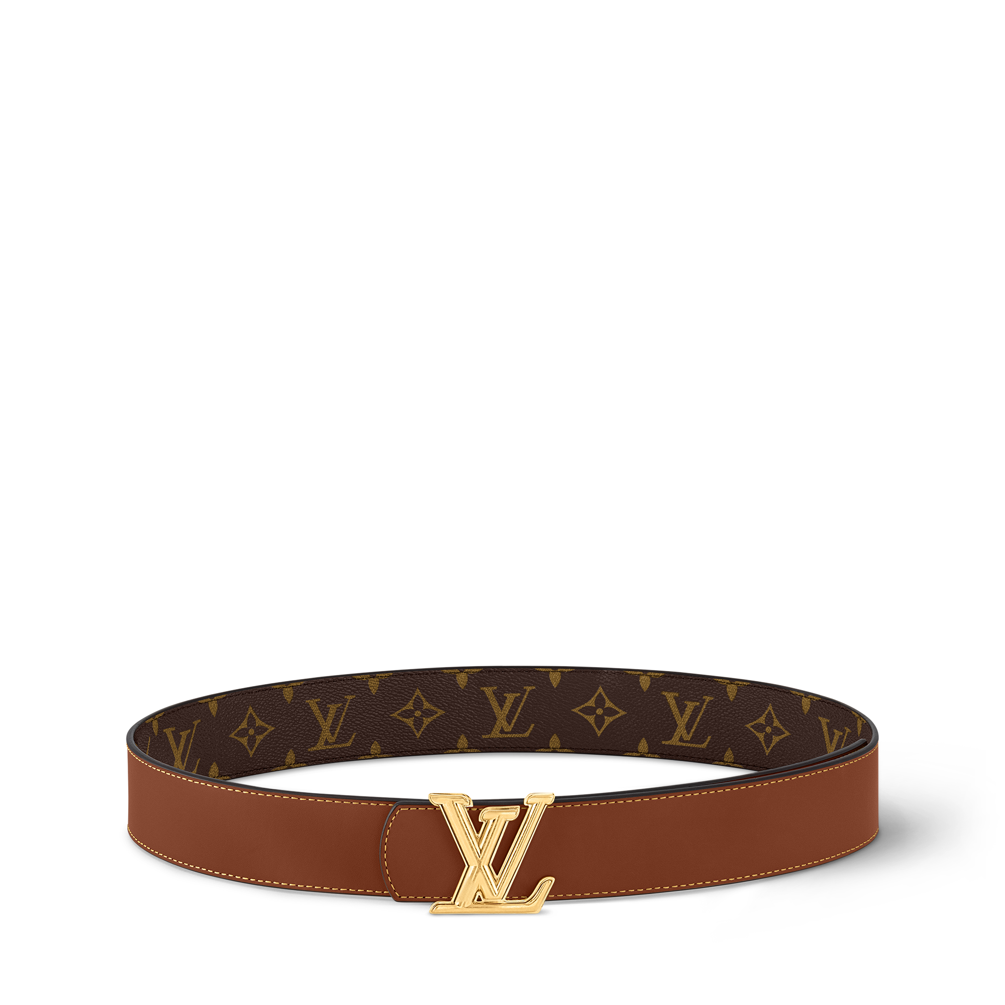 เข็มขัดรุ่น LV Dimension ขนาด 40 มม. ใส่ได้ทั้งสองด้าน Monogram in ผู้ชาย