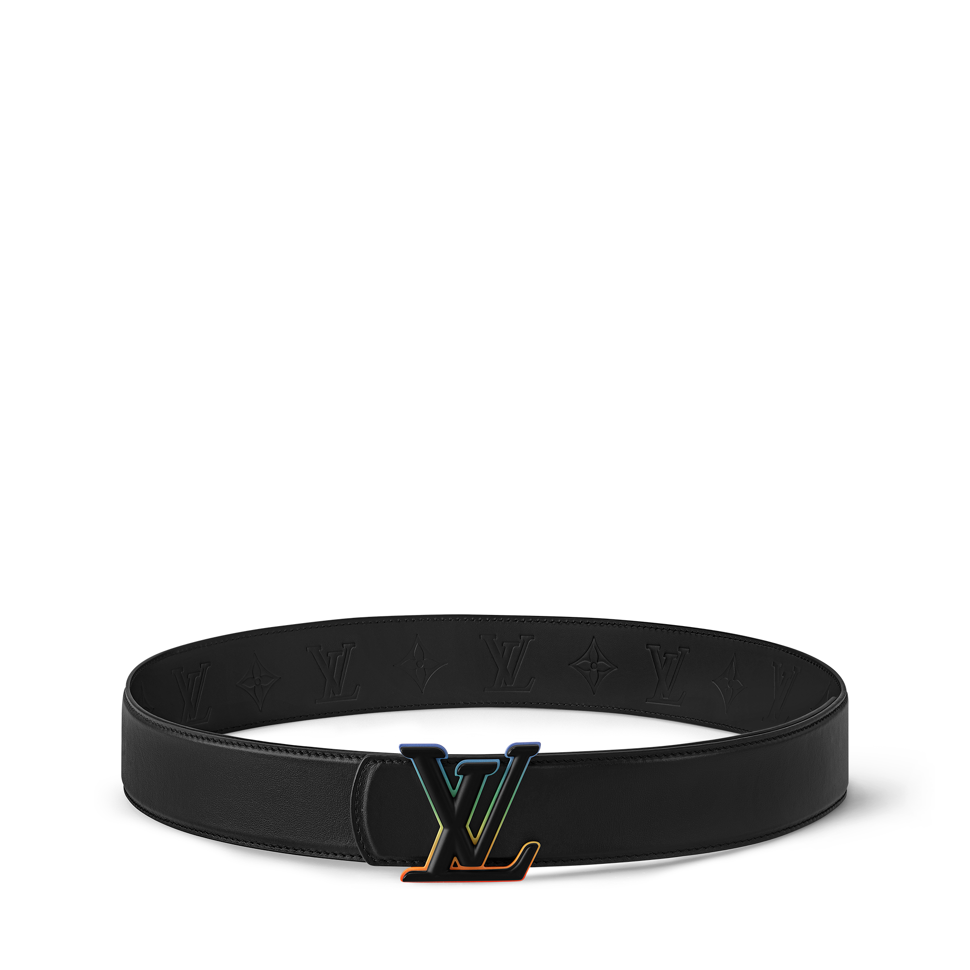 เข็มขัดรุ่น LV Dimension ขนาด 40 มม. ใส่ได้ทั้งสองด้าน  in ผู้ชาย