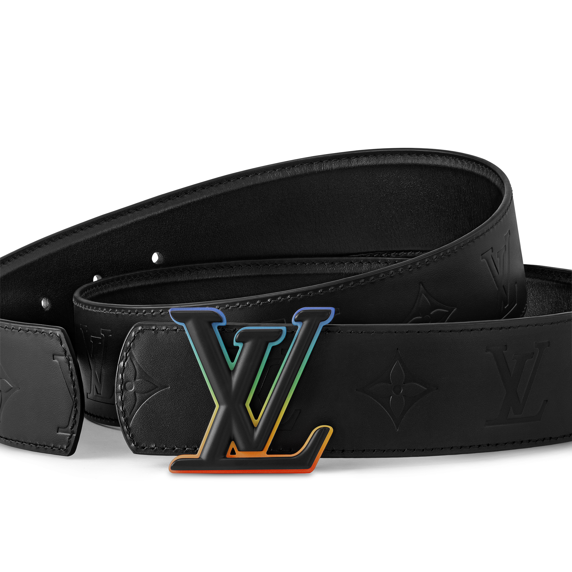 เข็มขัดรุ่น LV Dimension ขนาด 40 มม. ใส่ได้ทั้งสองด้าน  in ผู้ชาย