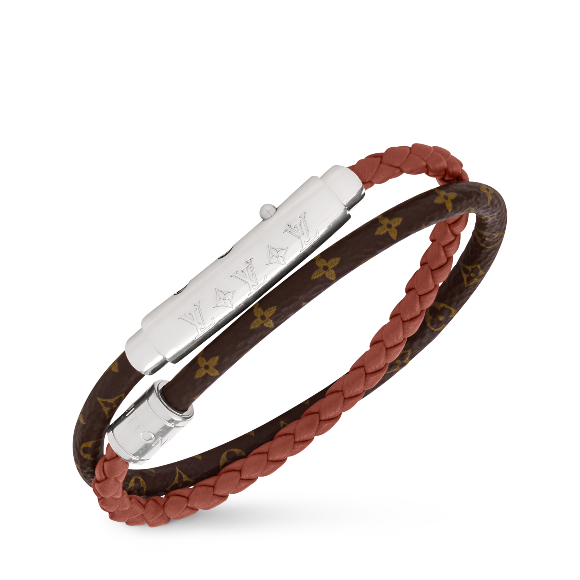 LV Double Spin Monogram Heritage Bracelet  in ผู้ชาย