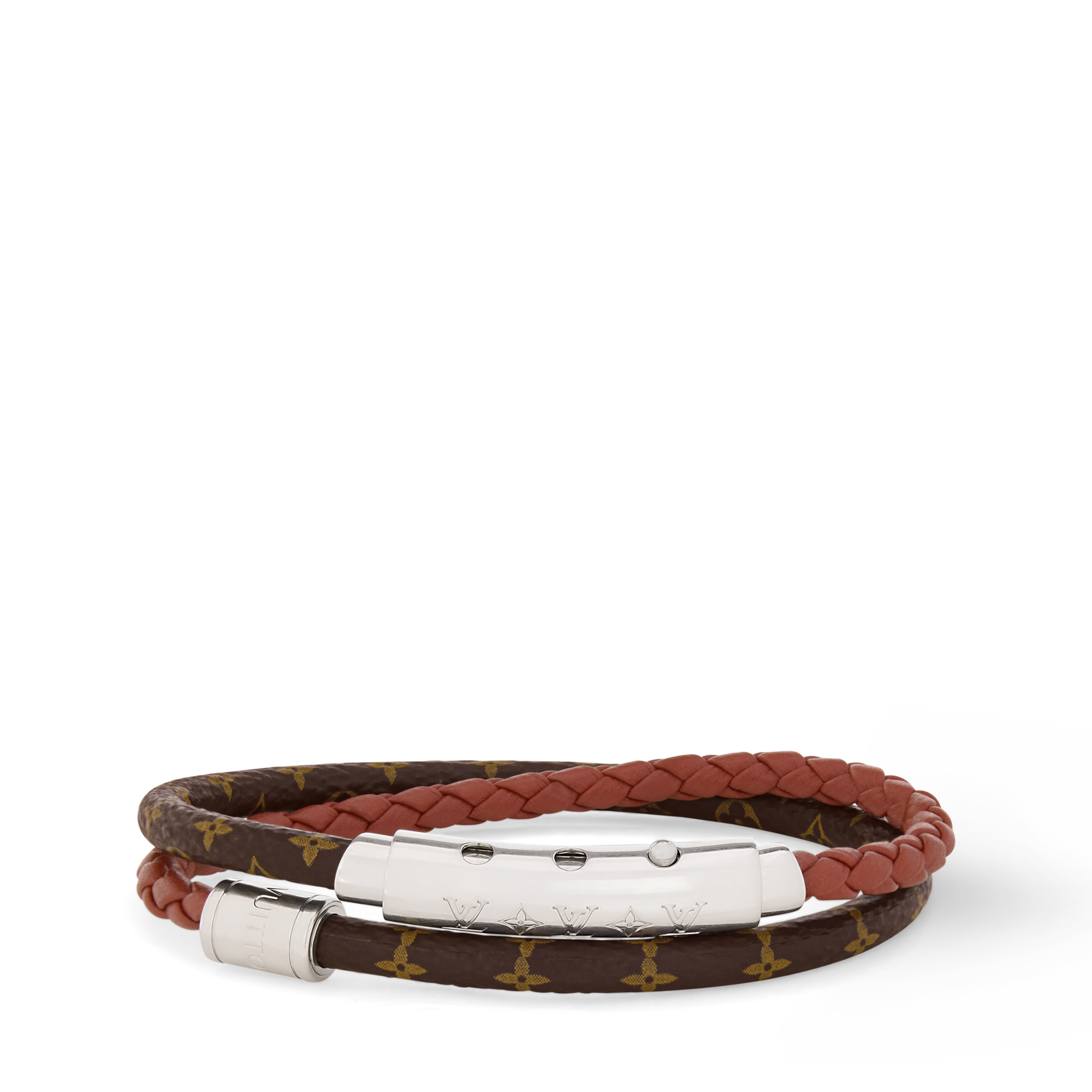 LV Double Spin Monogram Heritage Bracelet  in ผู้ชาย