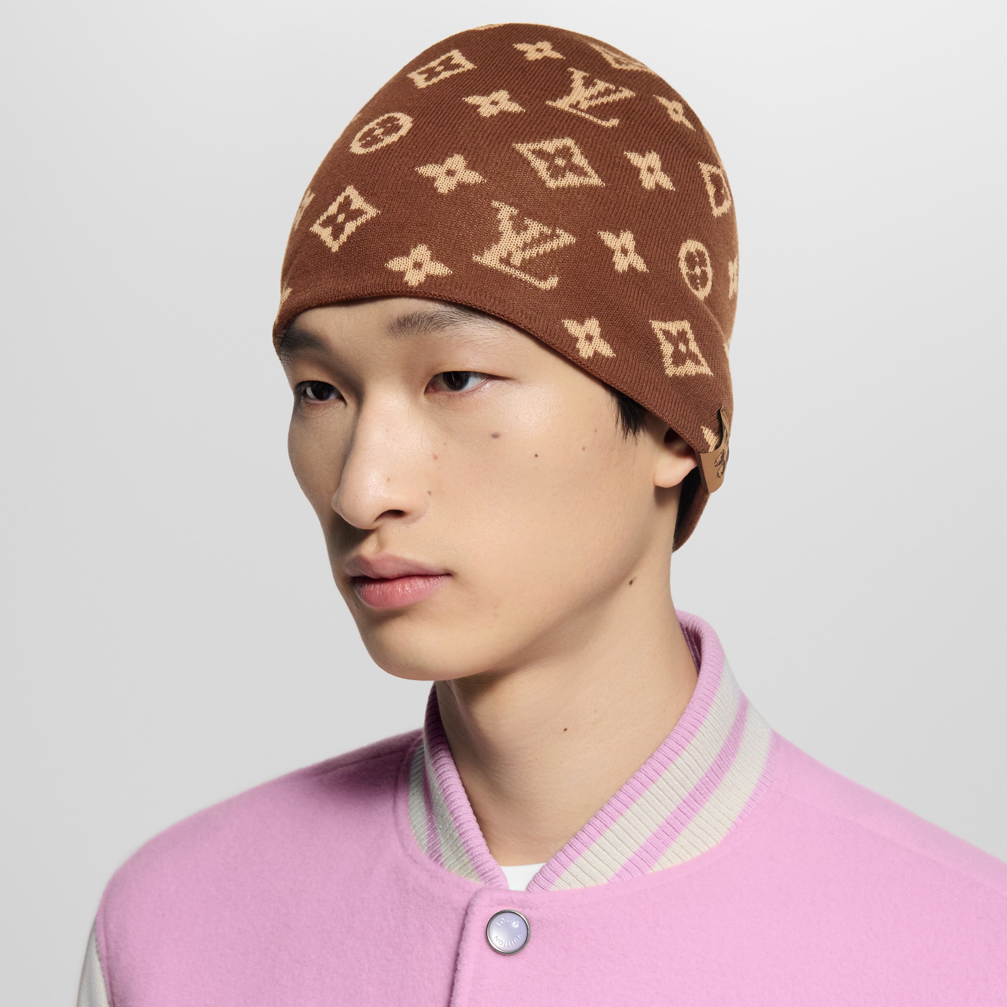 หมวกไหมพรมรุ่น LV Era Monogram . in ผู้ชาย