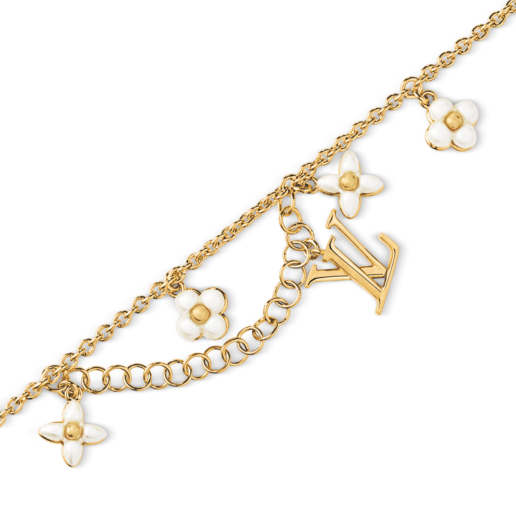 สร้อยข้อมือ LV Floragram . in ผู้หญิง